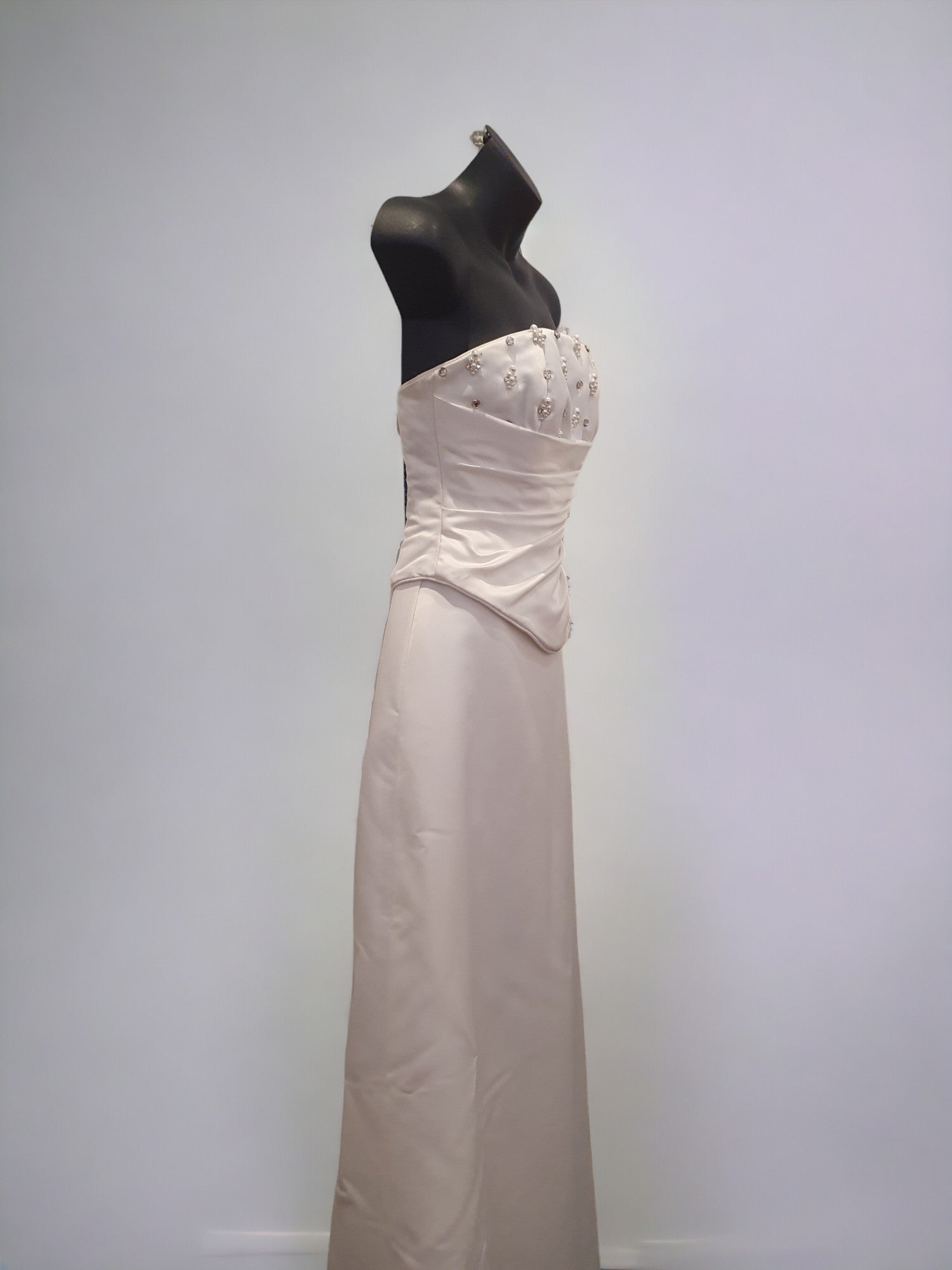 Two-Piece Strapless Corset Gown
