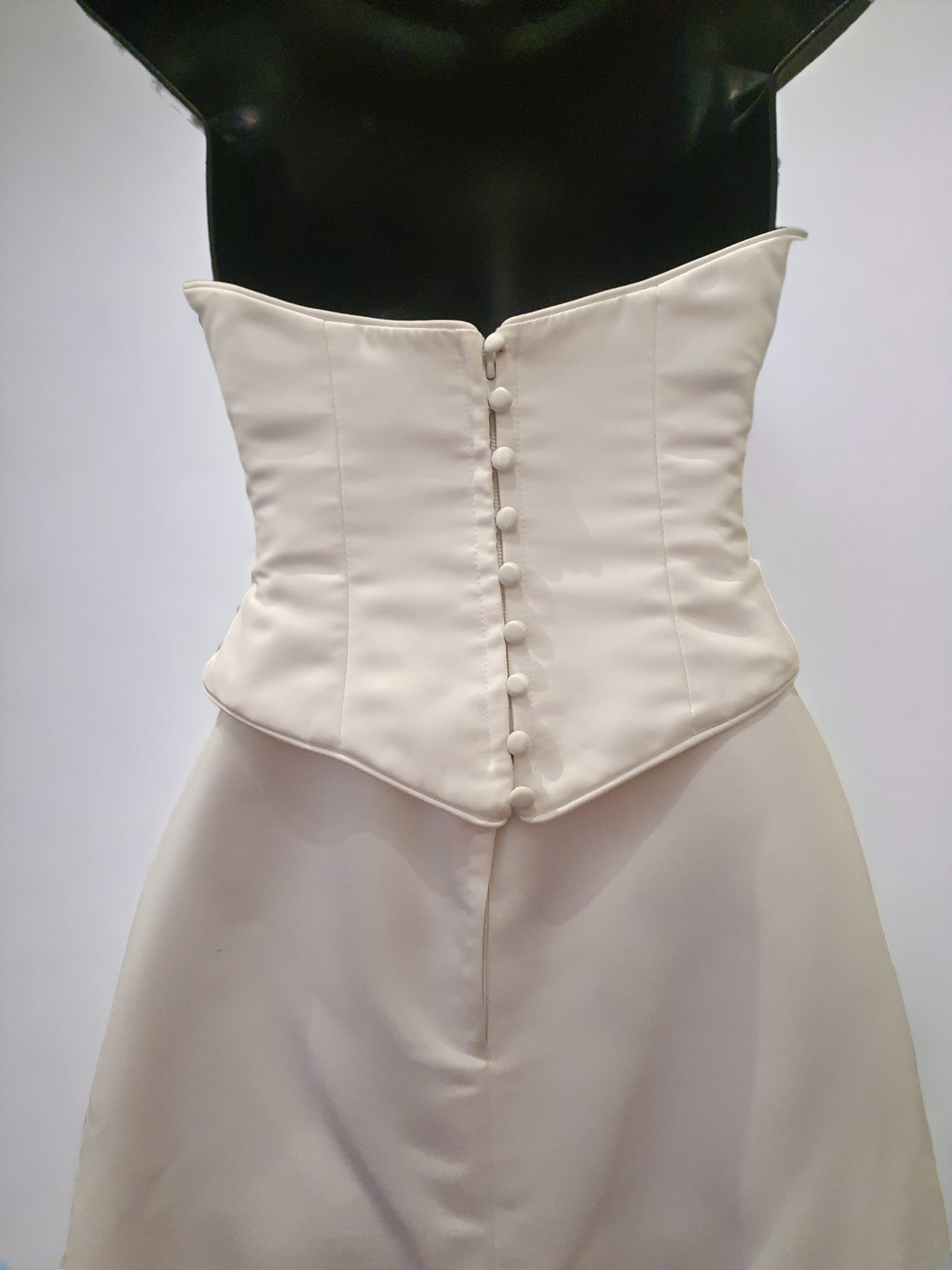 Two-Piece Strapless Corset Gown