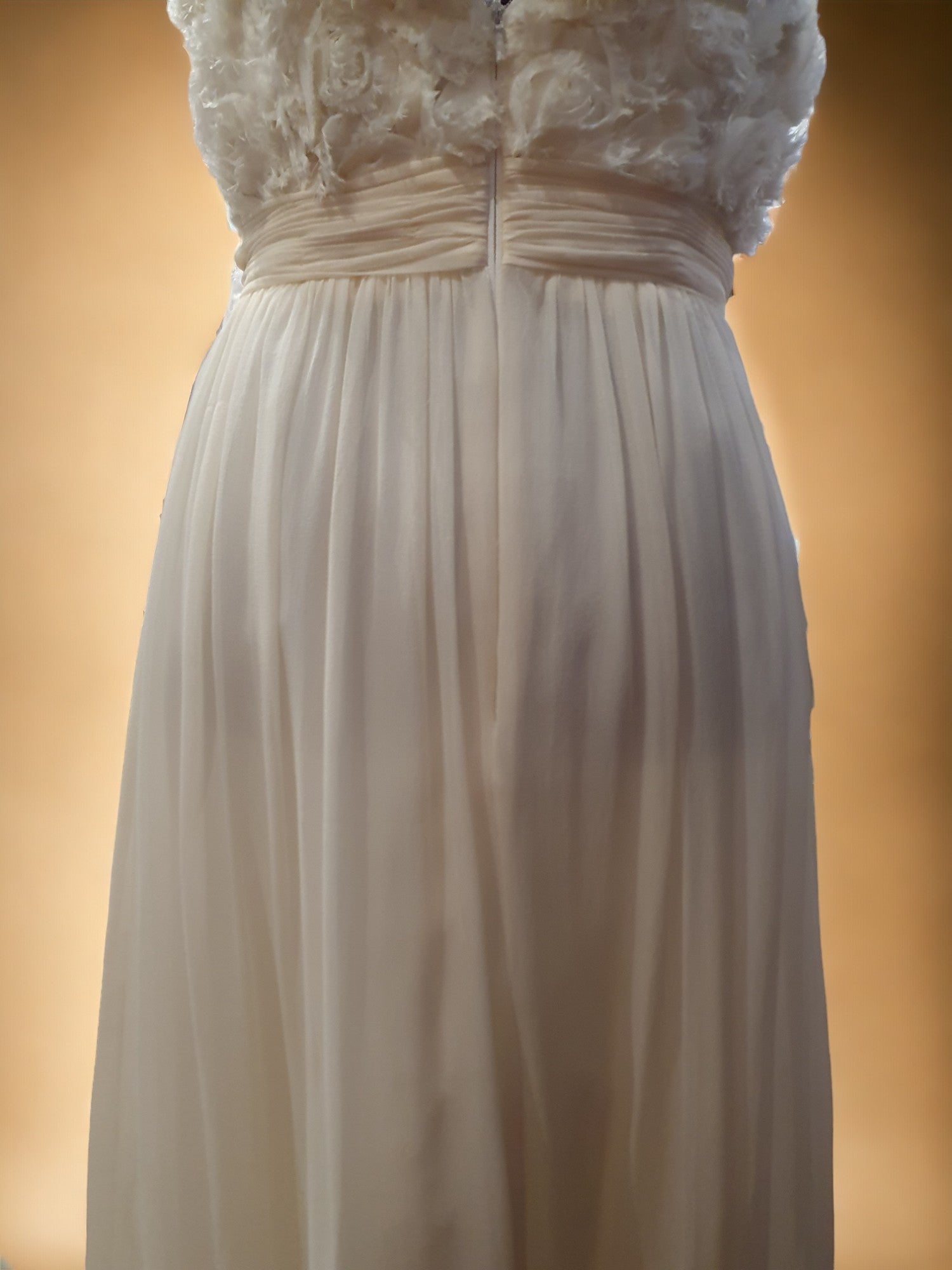 Tania Olsen Floral Strapless Gown