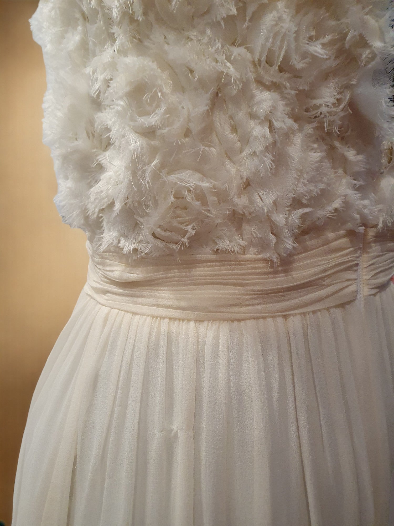 Tania Olsen Floral Strapless Gown