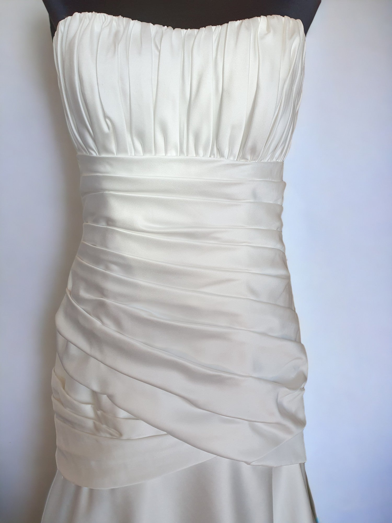 Alfred Angelo Strapless Rouched Gown