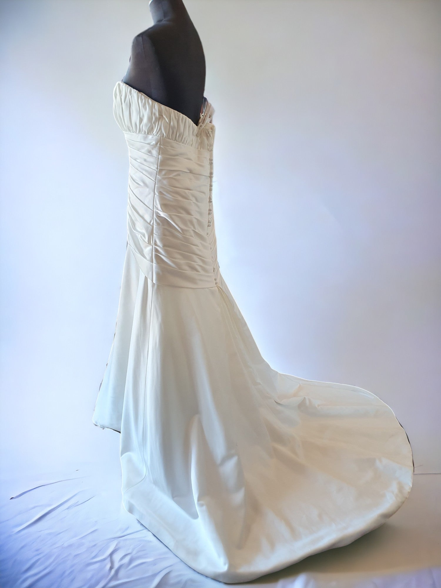 Alfred Angelo Strapless Rouched Gown