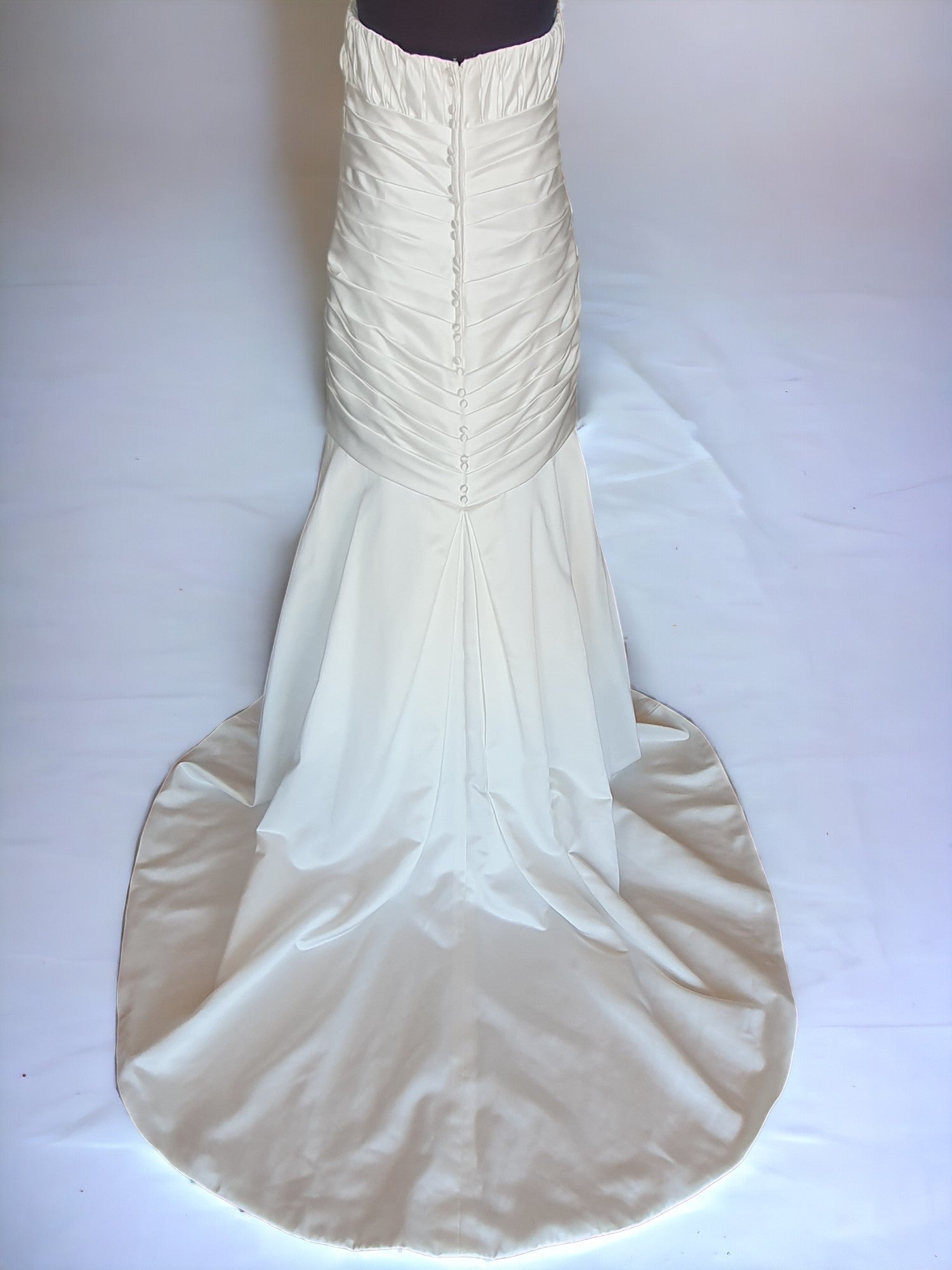 Alfred Angelo Strapless Rouched Gown