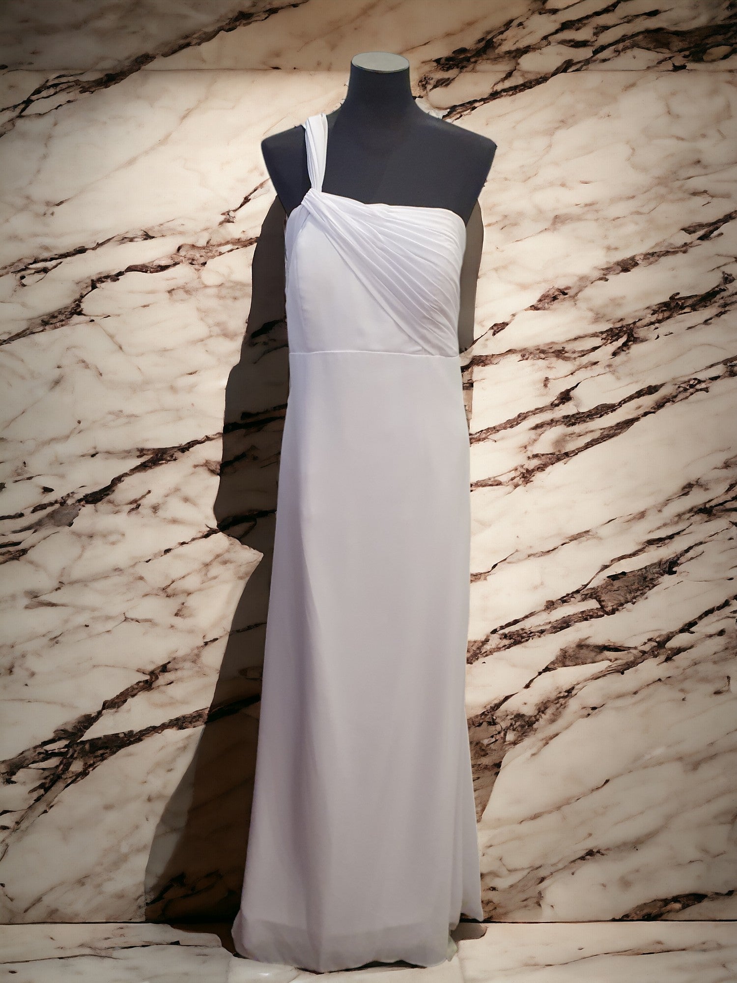 One Shoulder Floor Length Gown