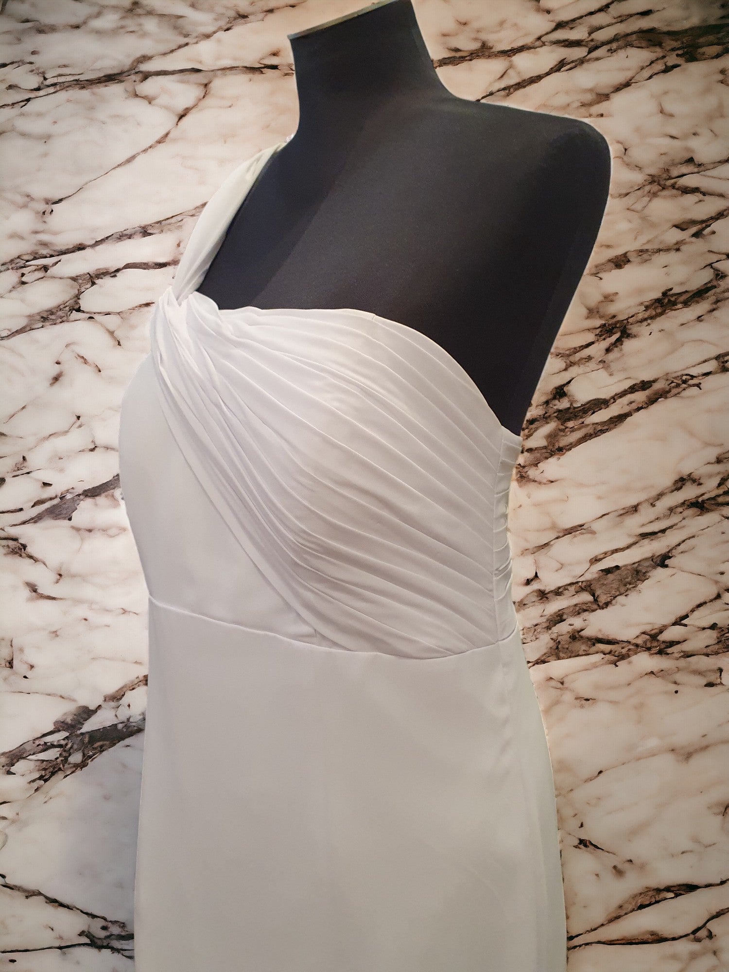 One Shoulder Floor Length Gown