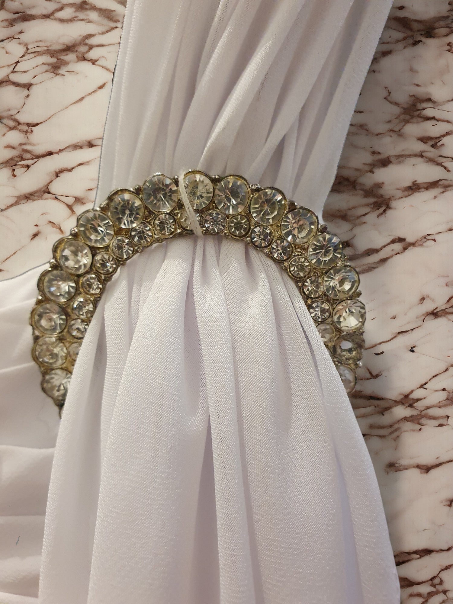 One Shoulder Floor Length Gown
