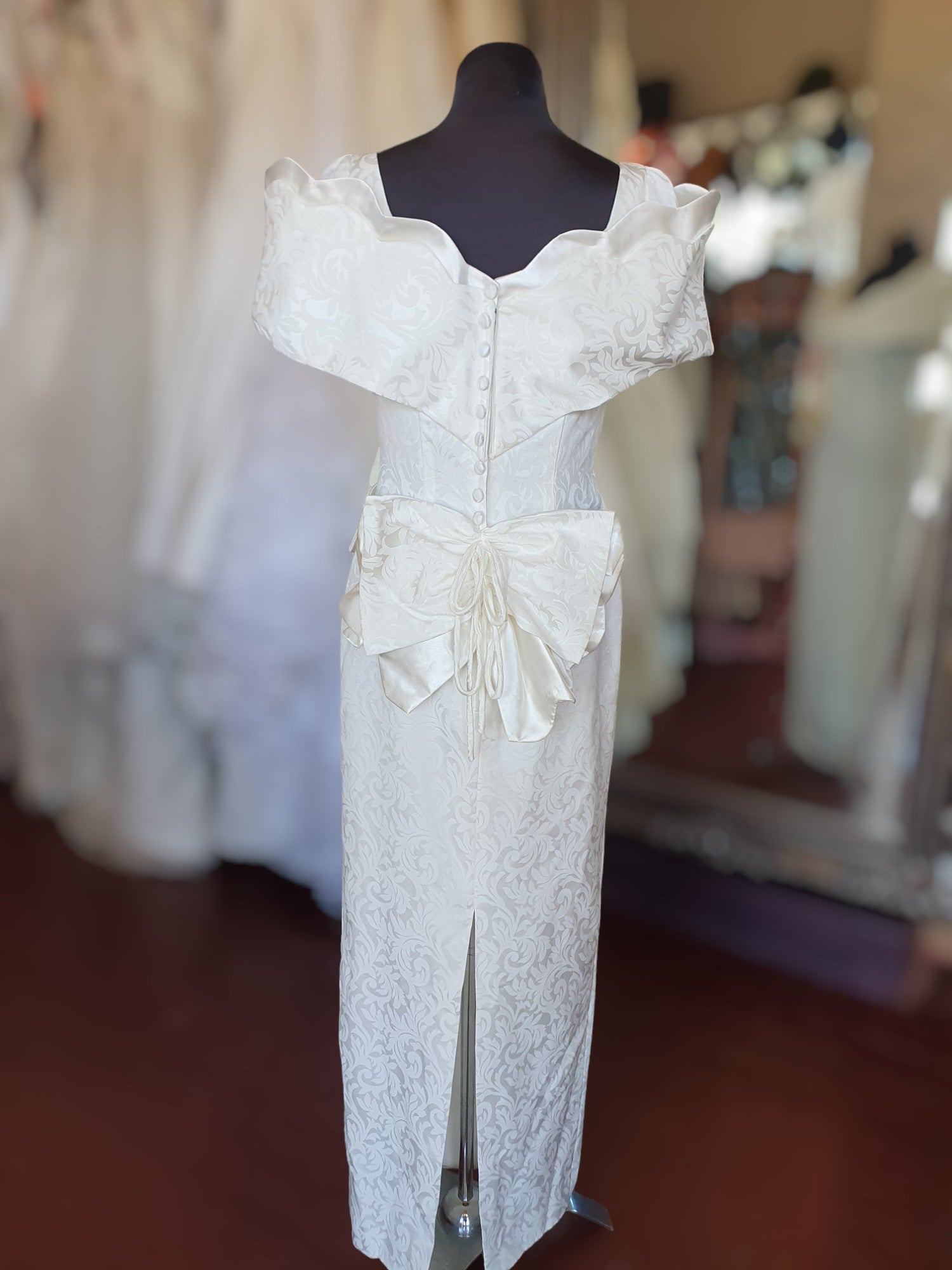 Vintage Stunner with Rose and Bow