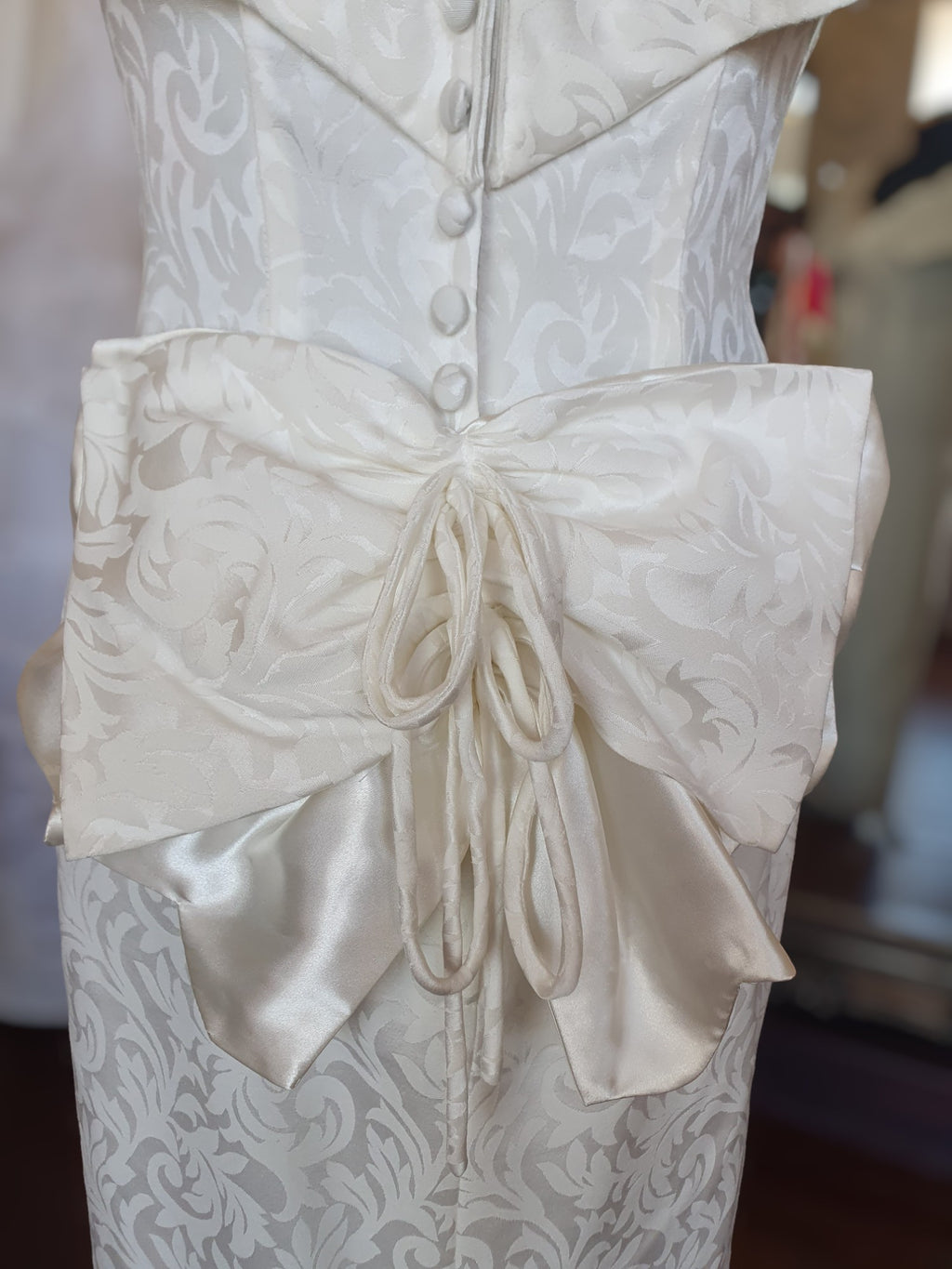 Vintage Stunner with Rose and Bow