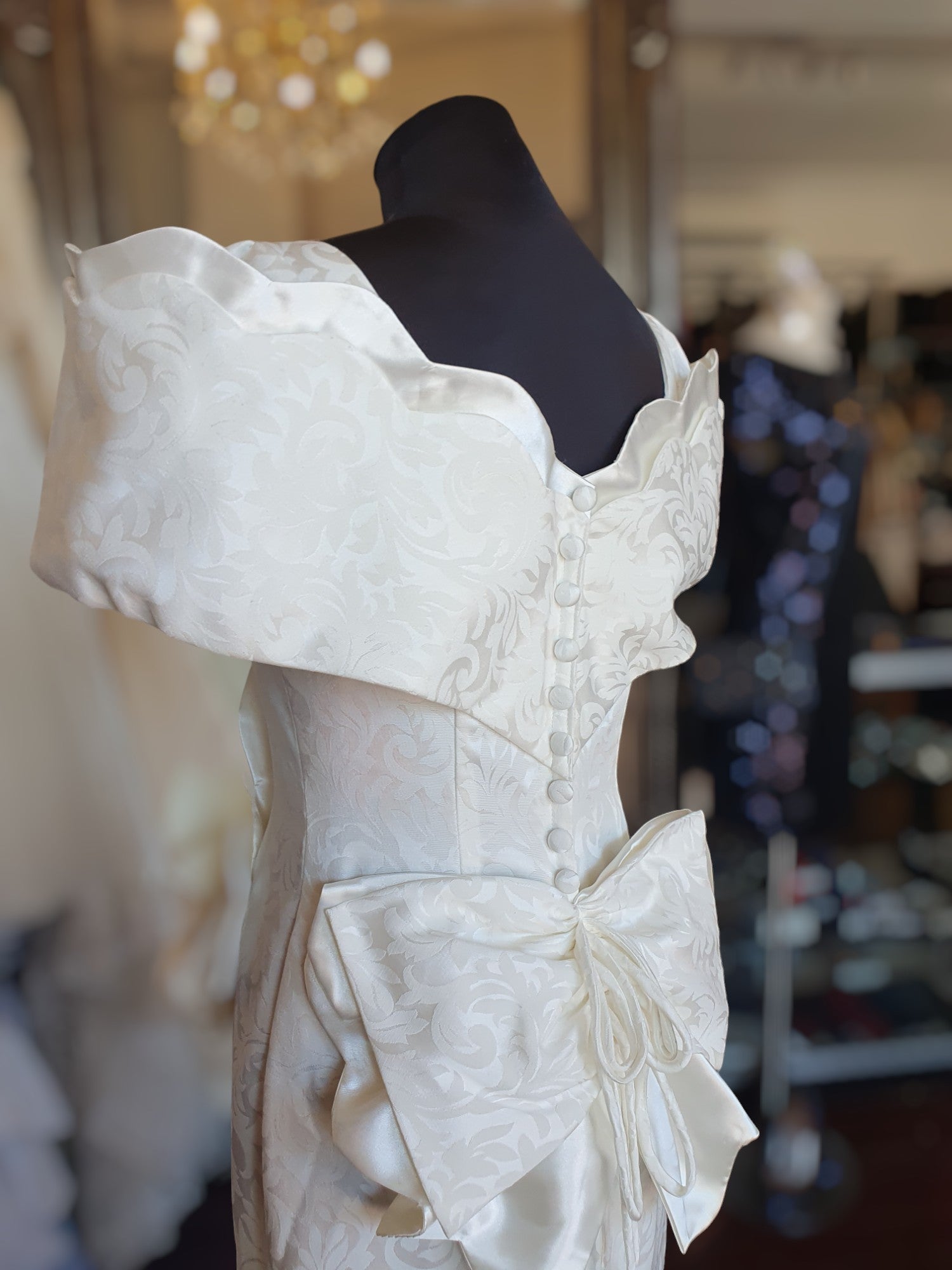 Vintage Stunner with Rose and Bow