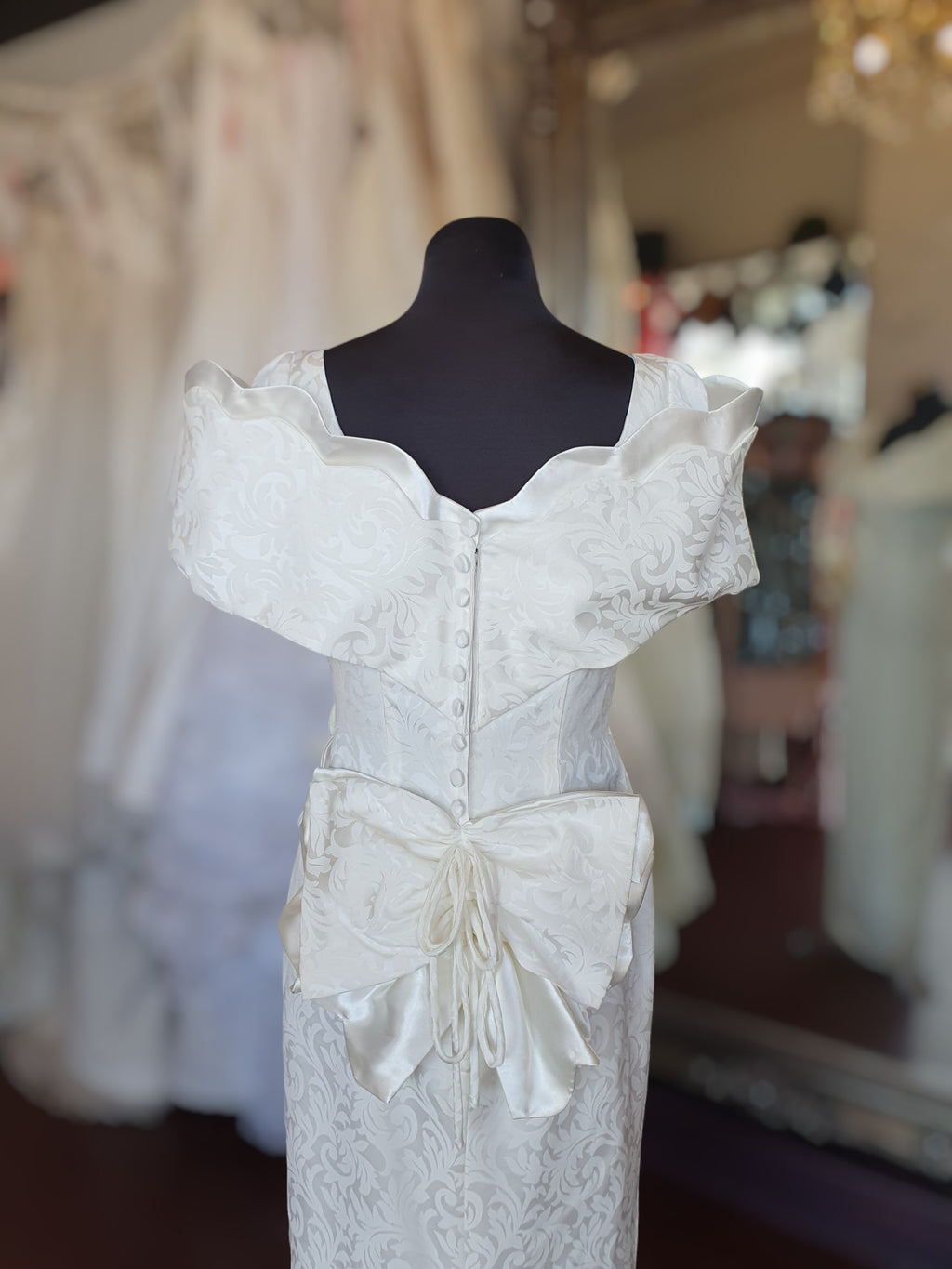 Vintage Stunner with Rose and Bow