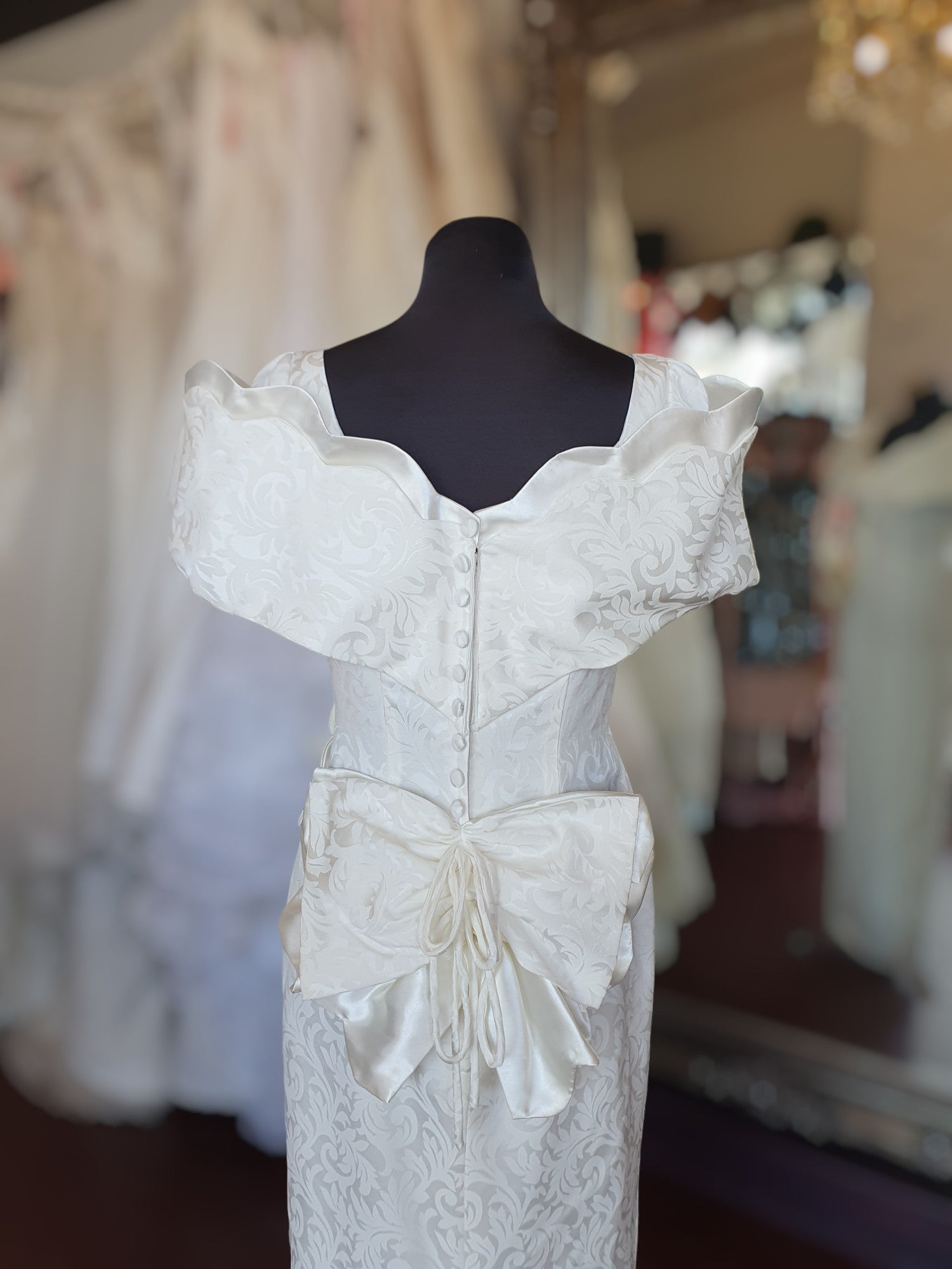 Vintage Stunner with Rose and Bow