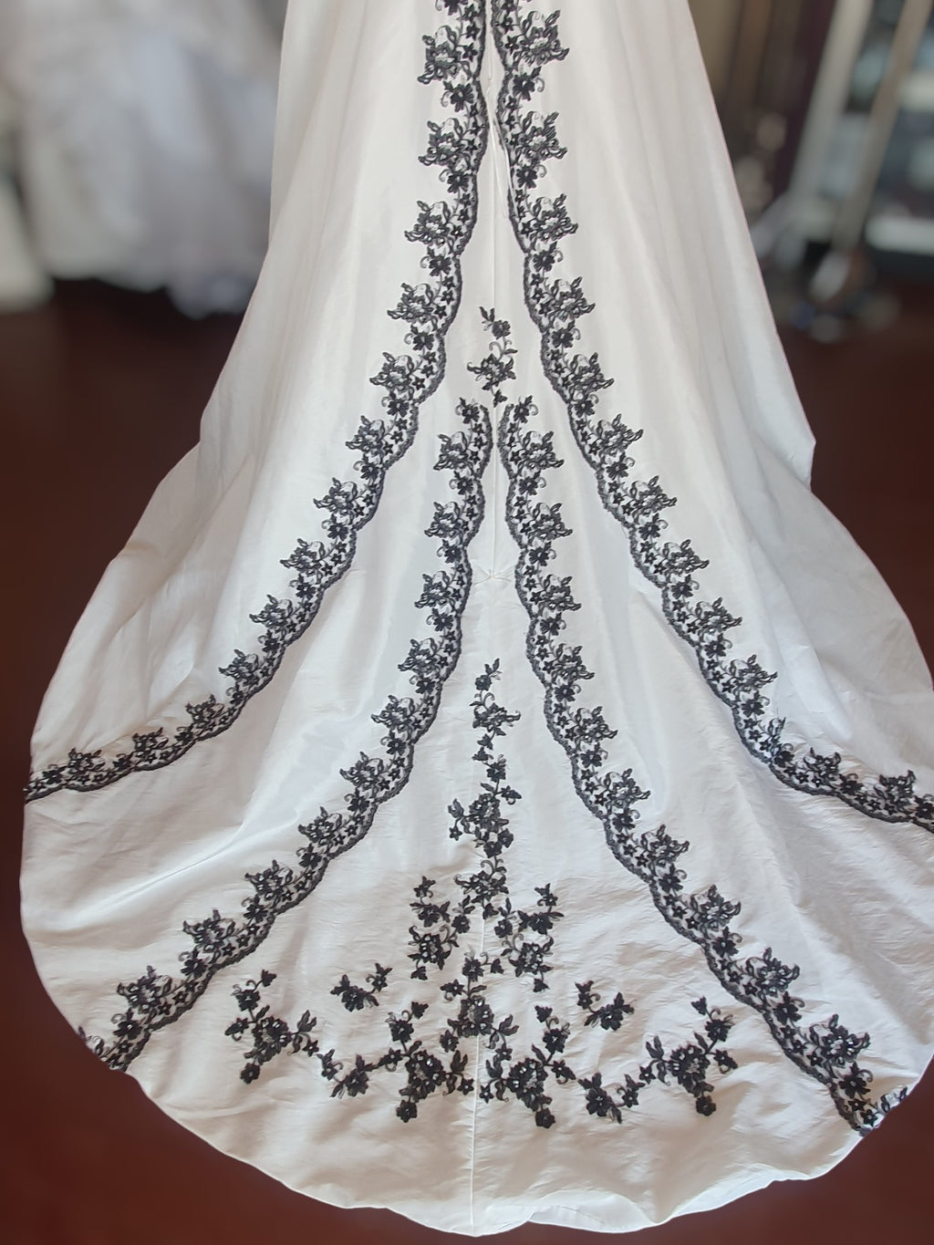 Barbara Calabro Black & White Gown