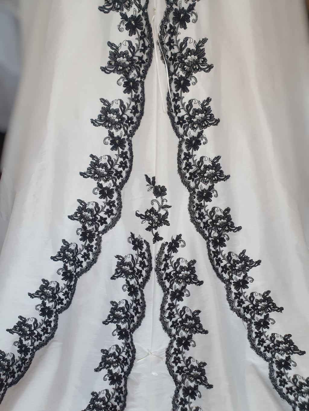 Barbara Calabro Black & White Gown