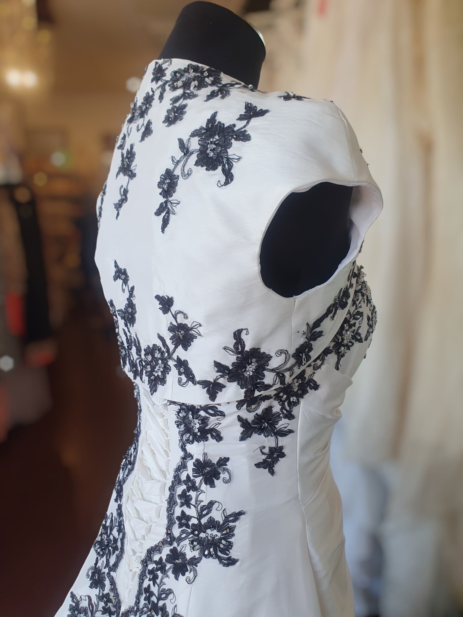Barbara Calabro Black & White Gown