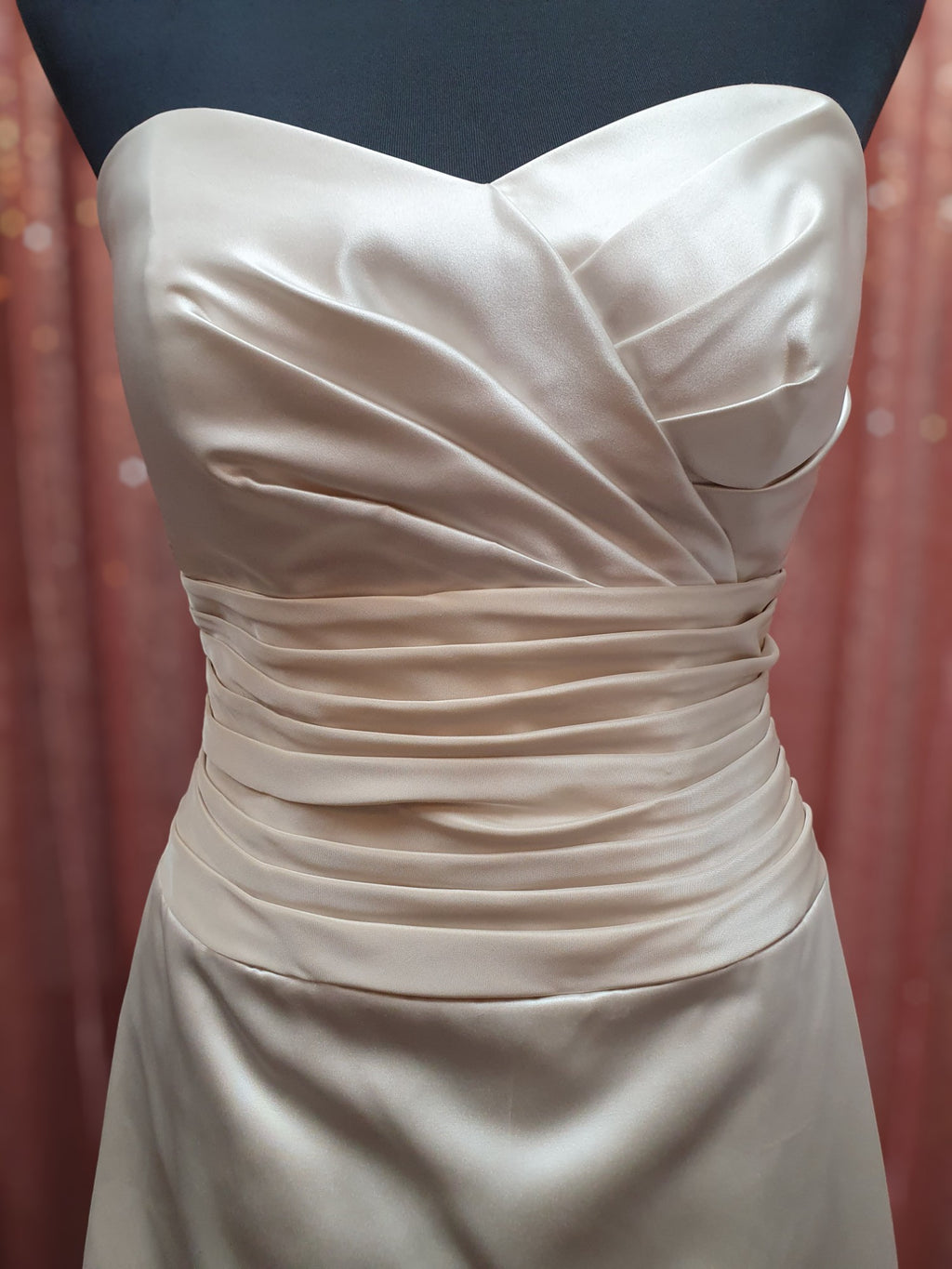 D'Amour Sweetheart Champagne Gown