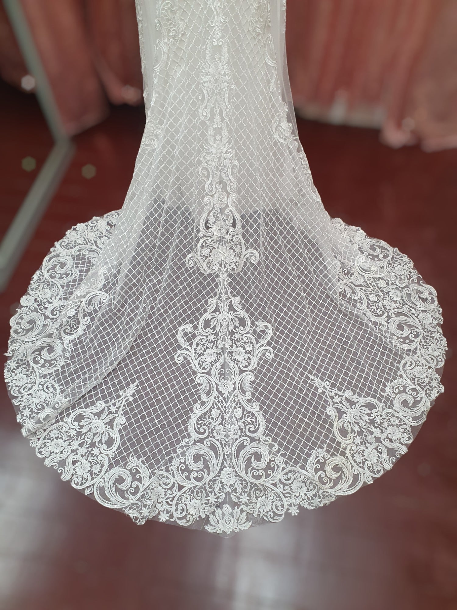 Madi Lane Lace Fitted Gown