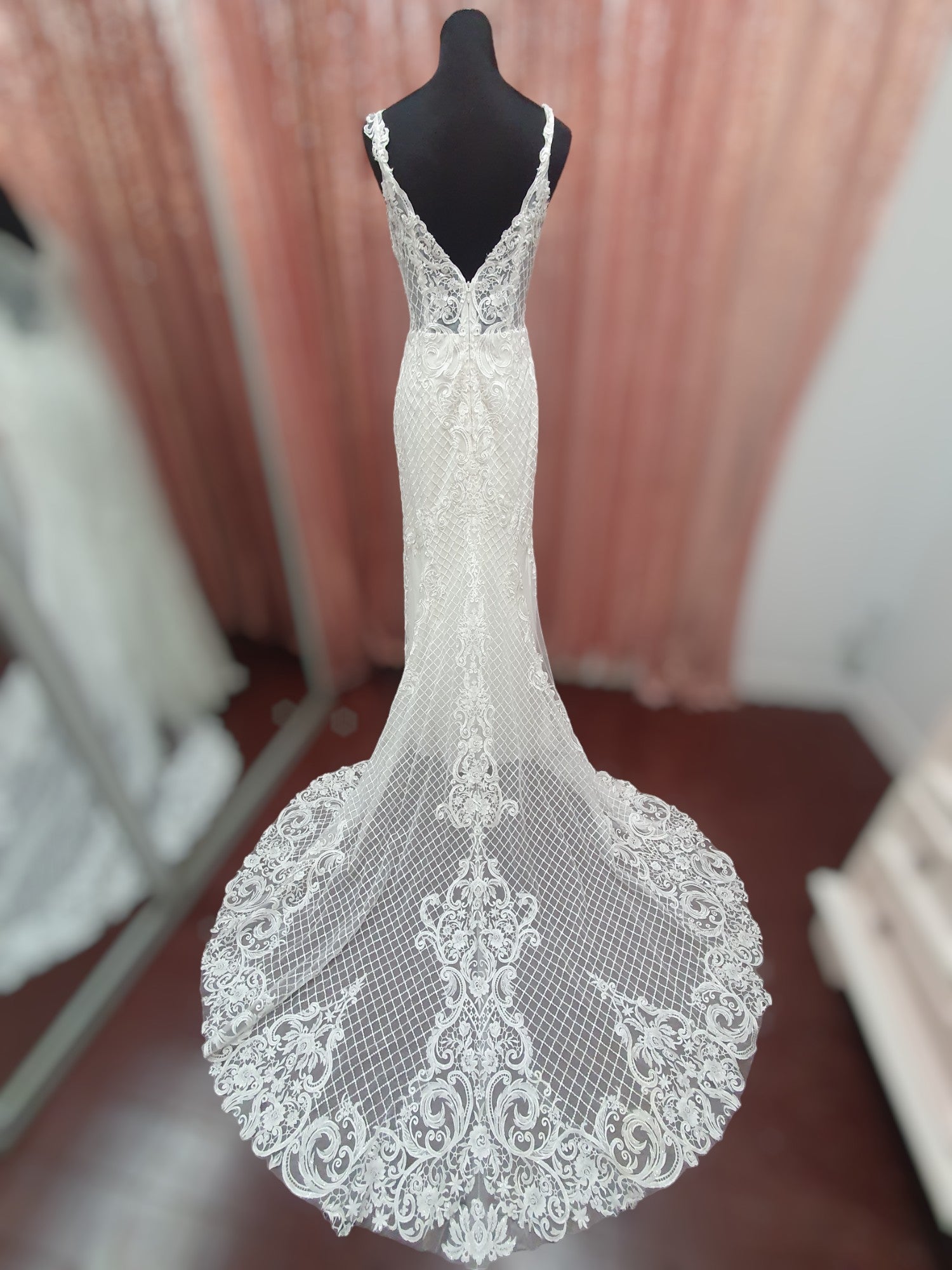 Madi Lane Lace Fitted Gown