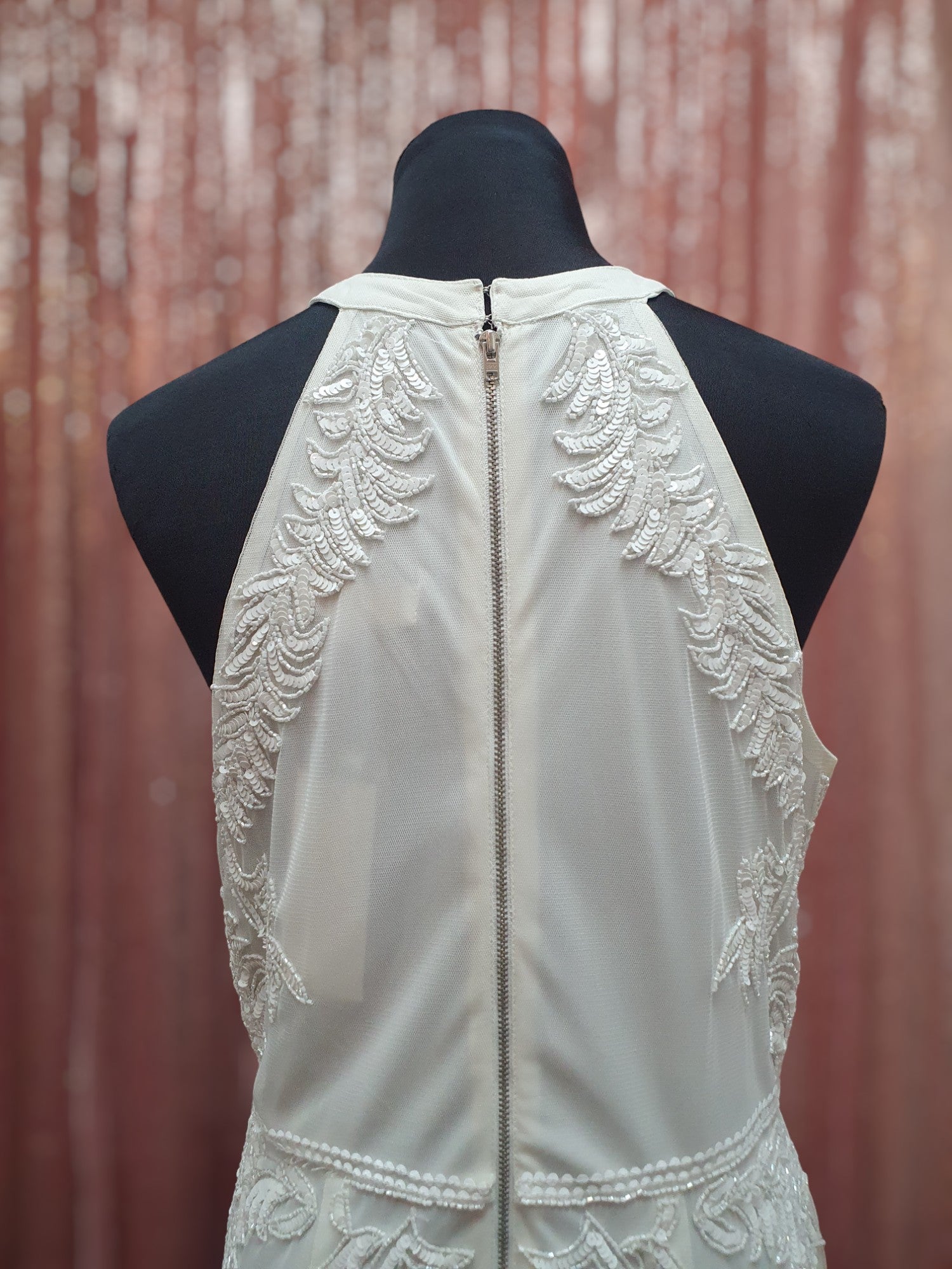 Beaded Halter Gown
