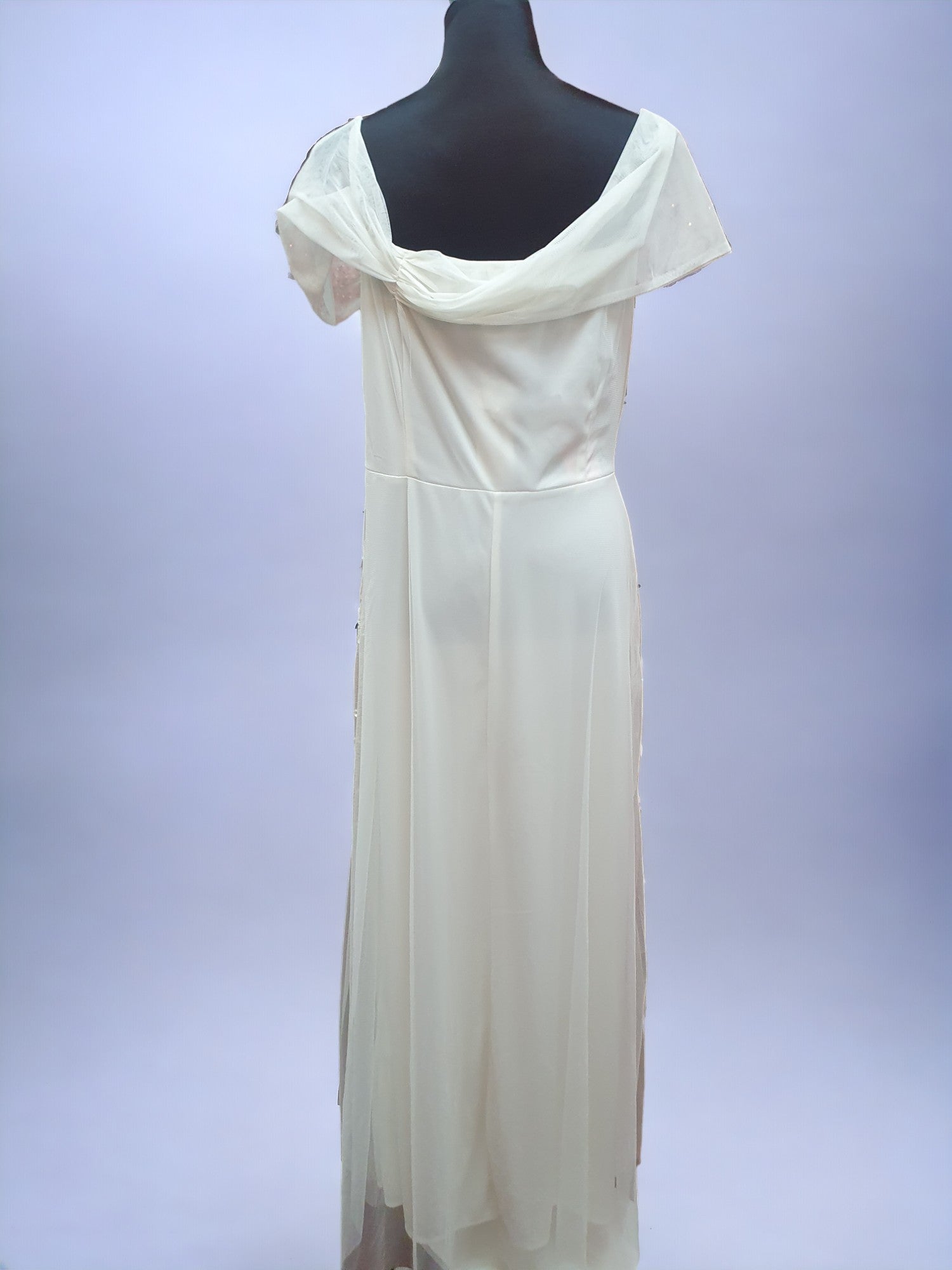 Soft Tulle Off Shoulder Gown
