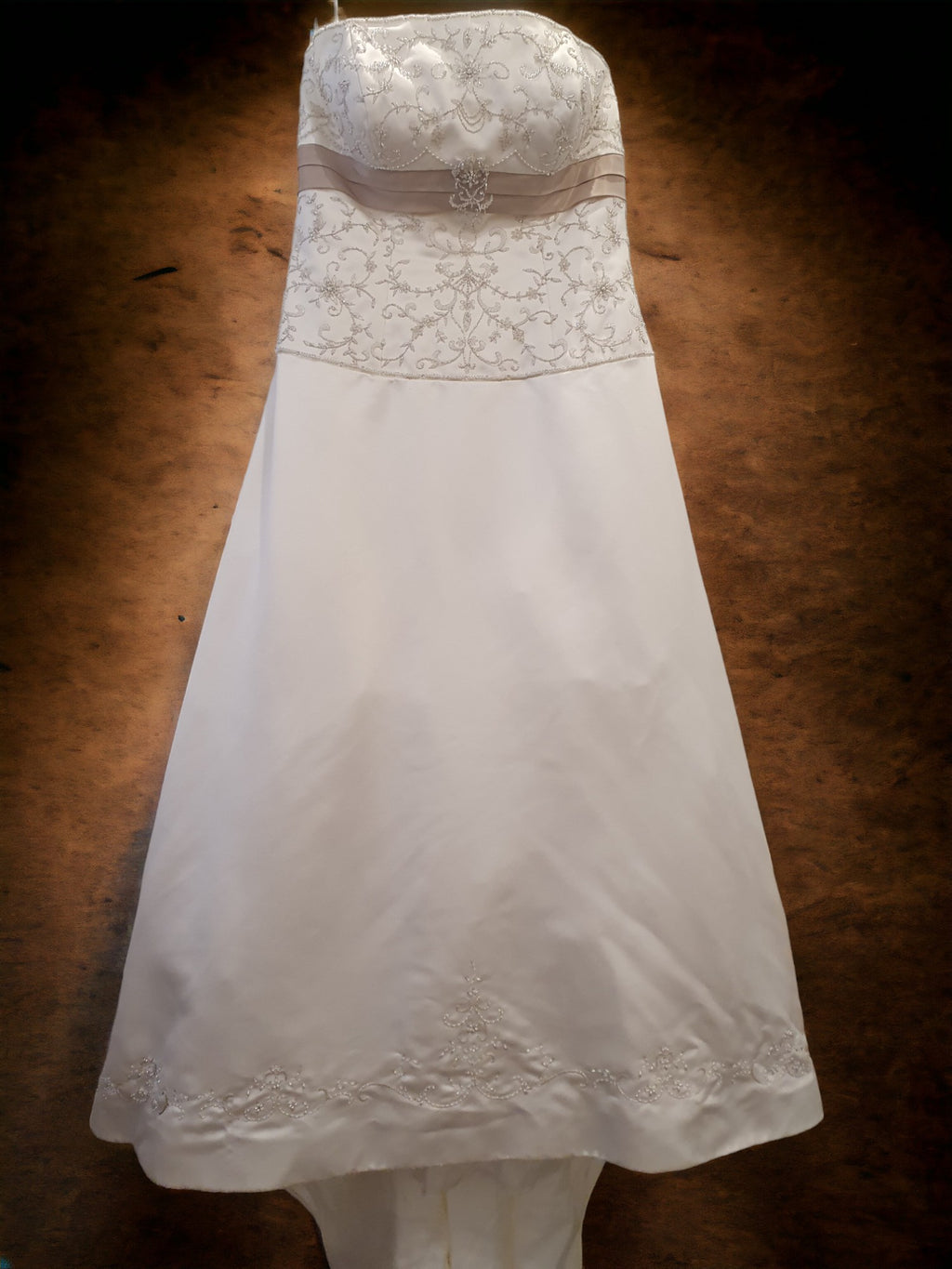 Essense of Australia Strapless Dress with Bow