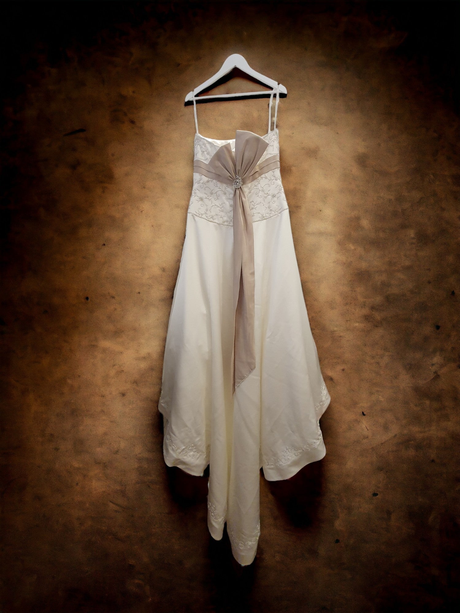 Essense of Australia Strapless Dress with Bow