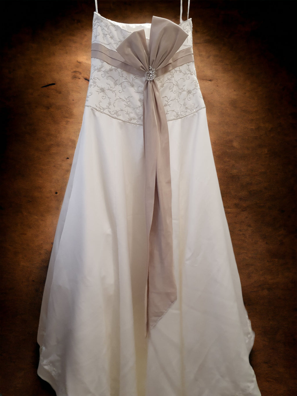 Essense of Australia Strapless Dress with Bow