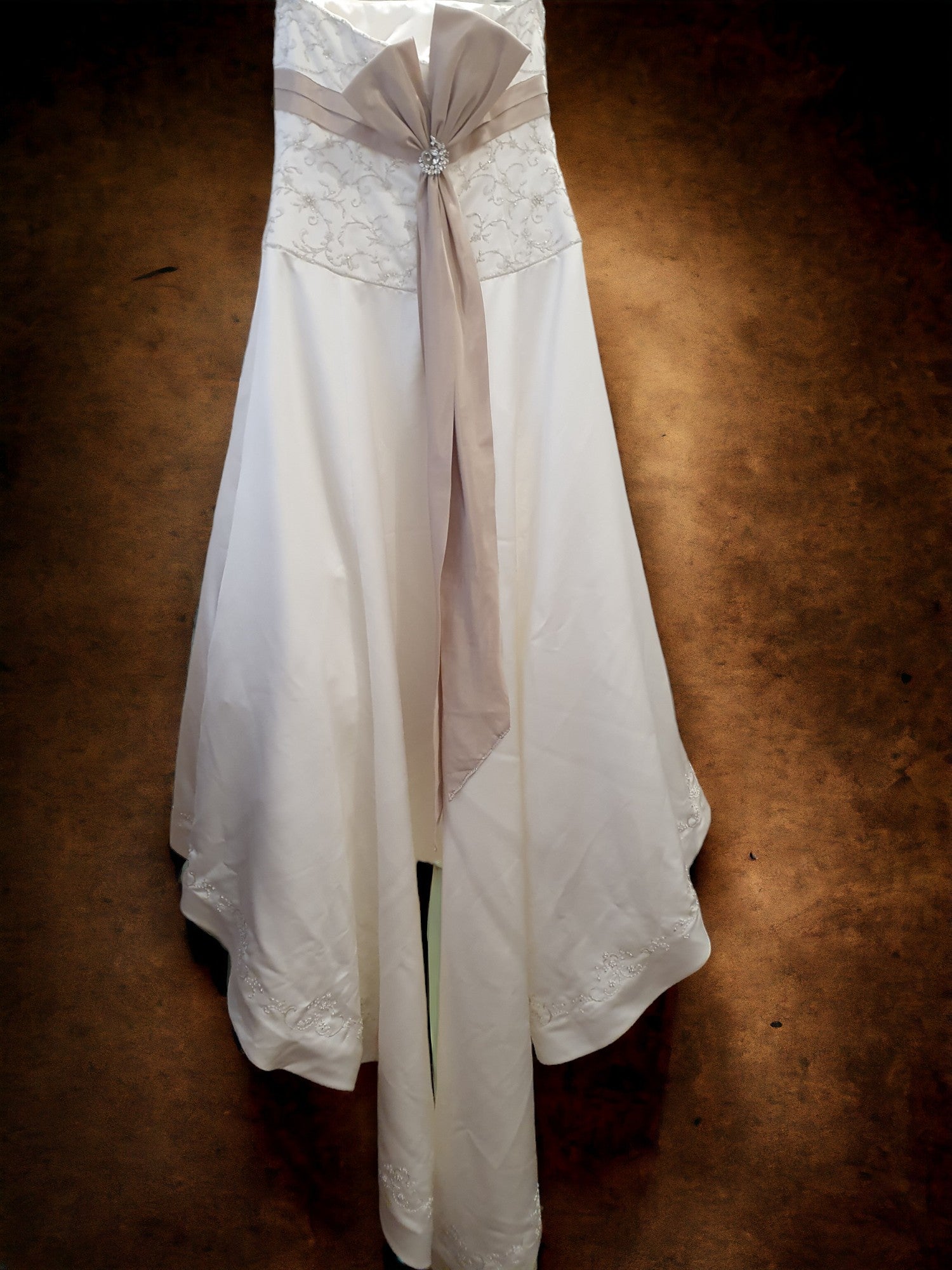 Essense of Australia Strapless Dress with Bow