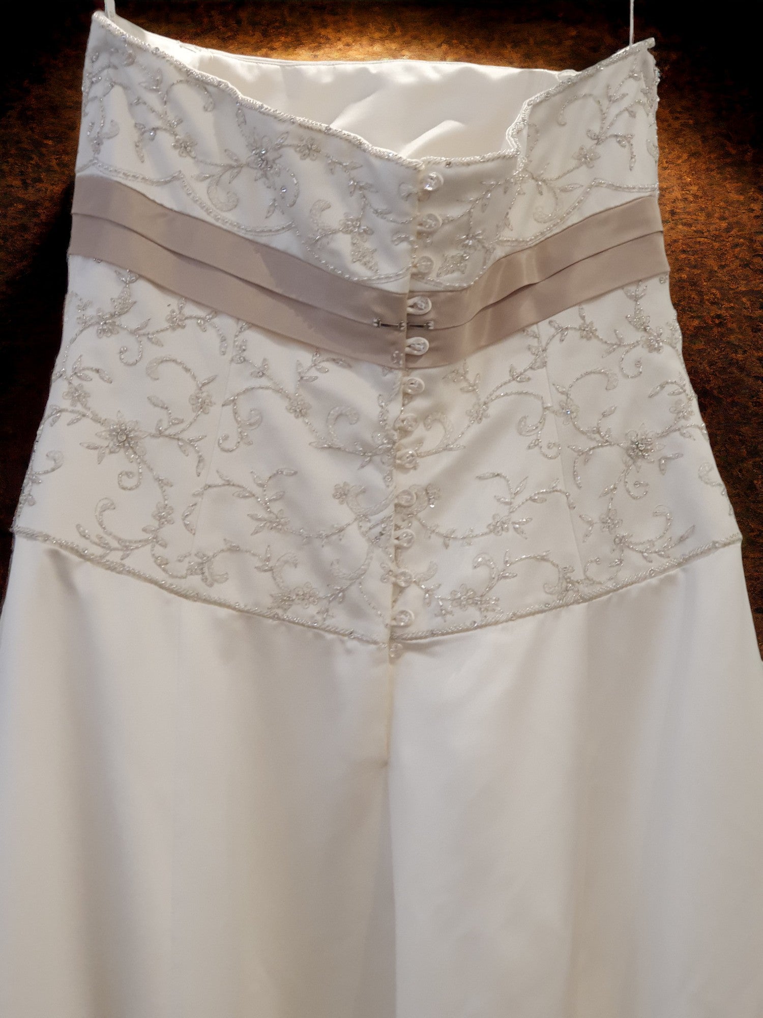 Essense of Australia Strapless Dress with Bow