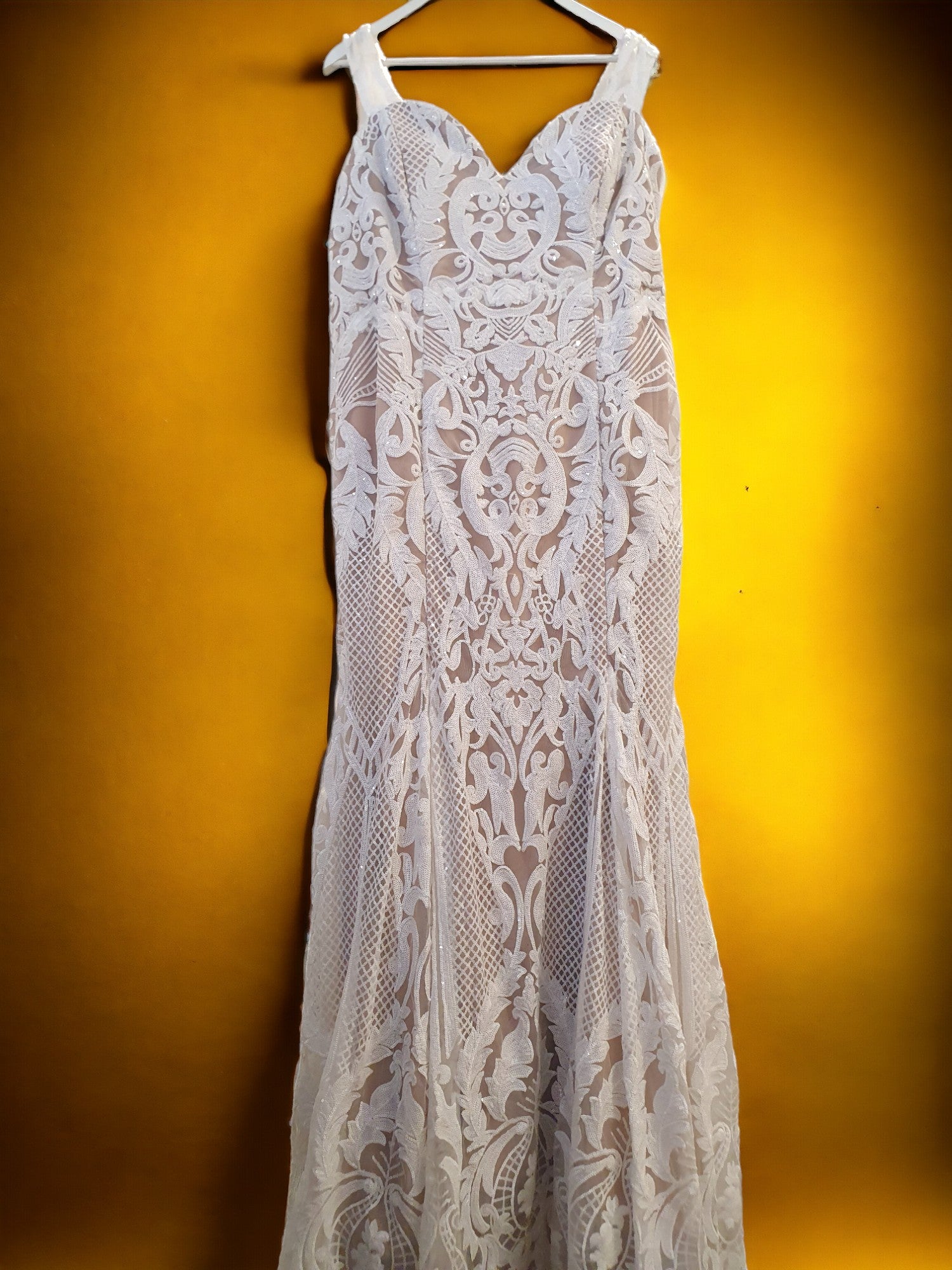 Paris Sequin Fit & Flare Gown