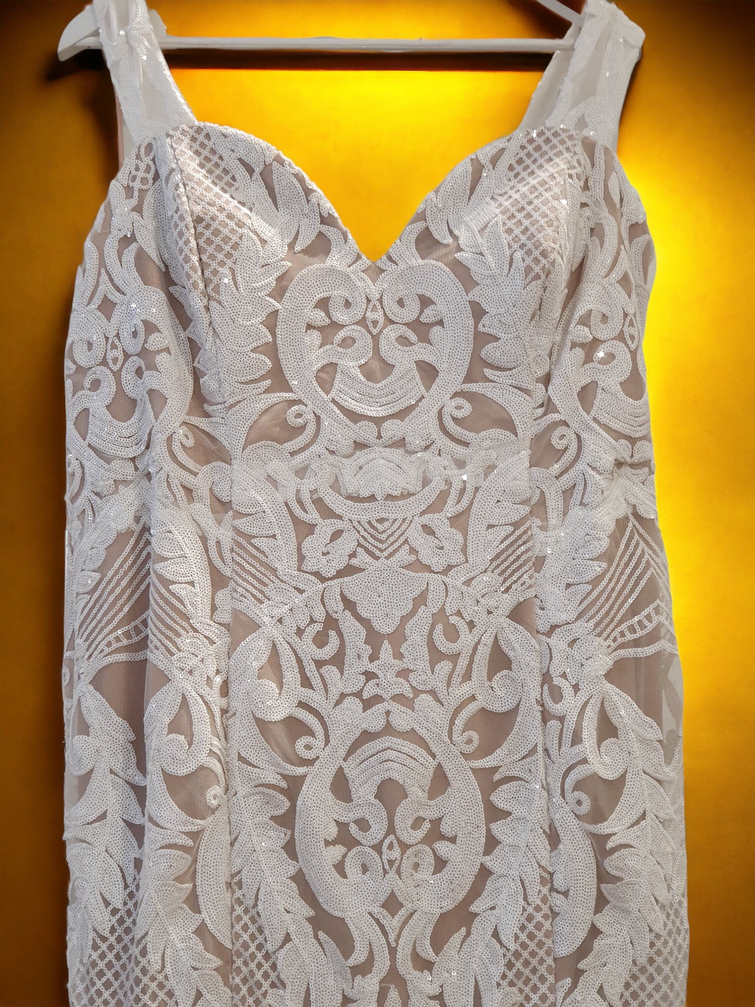 Paris Sequin Fit & Flare Gown