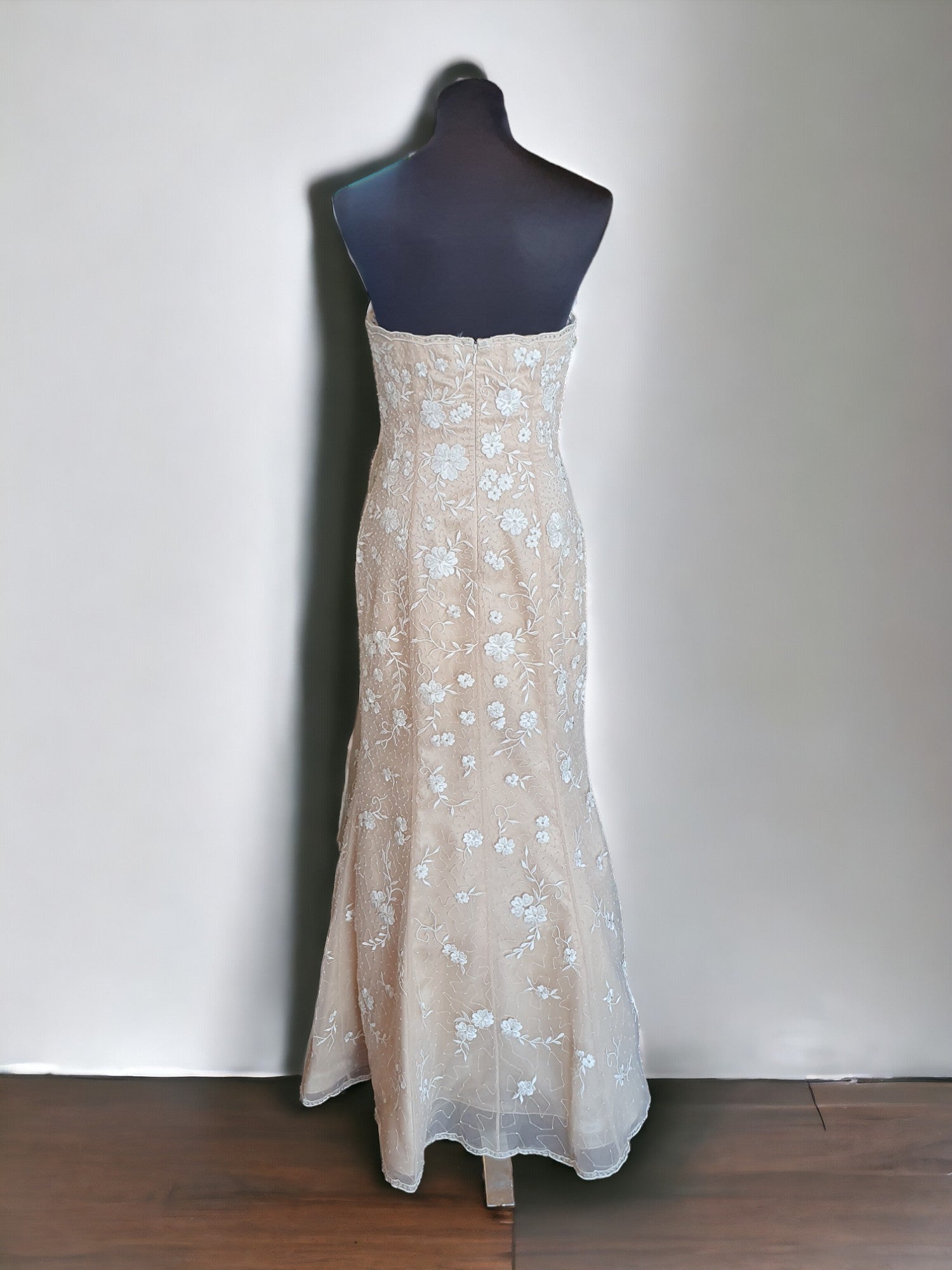 Jovani Champagne Gown
