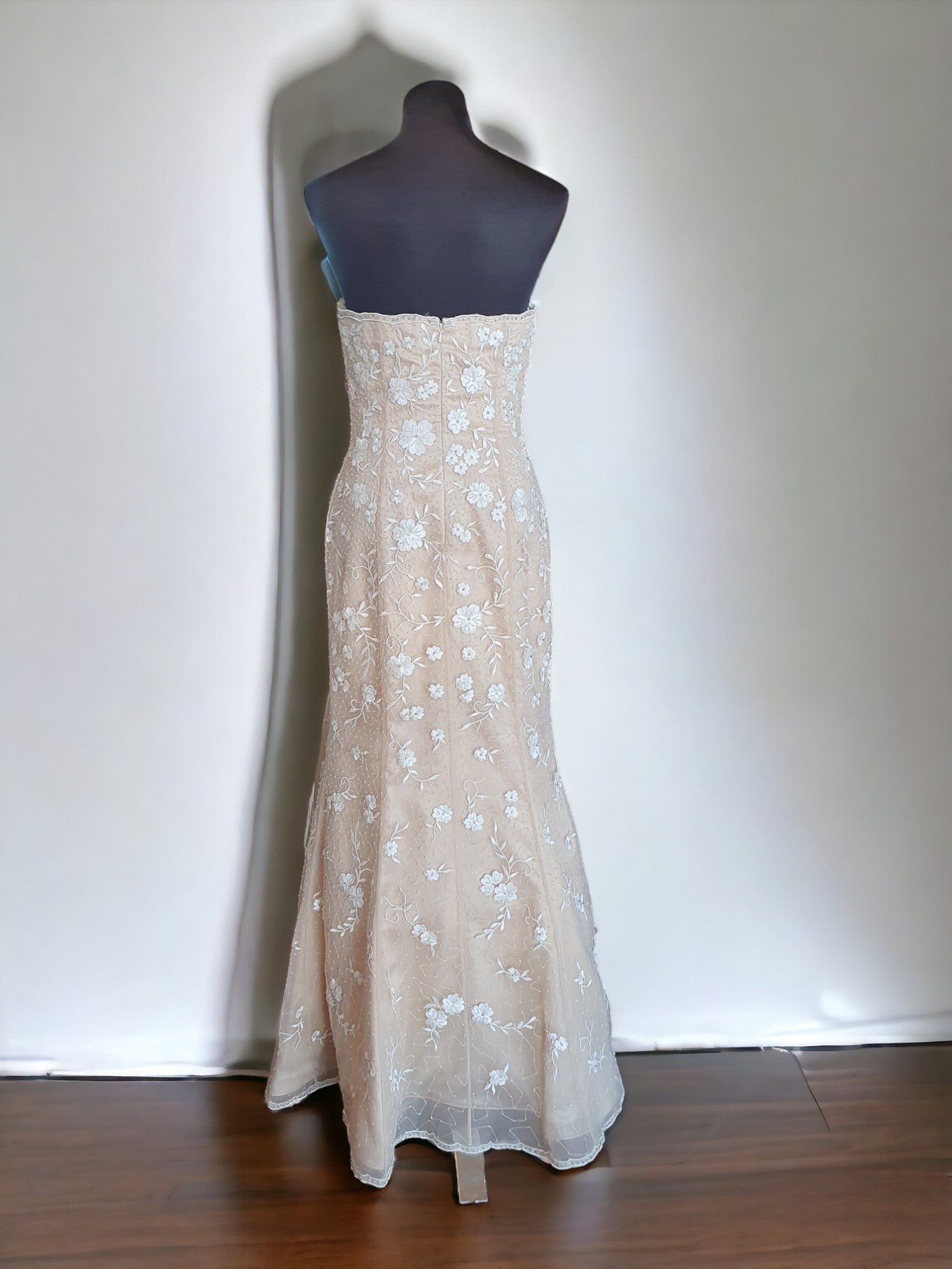 Jovani Champagne Gown