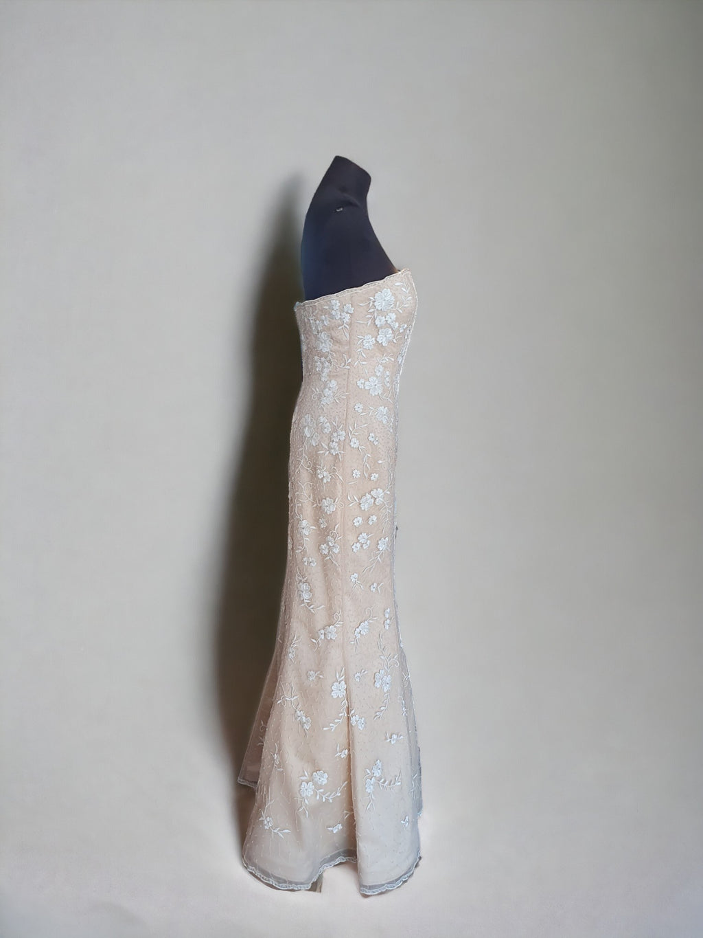Jovani Champagne Gown