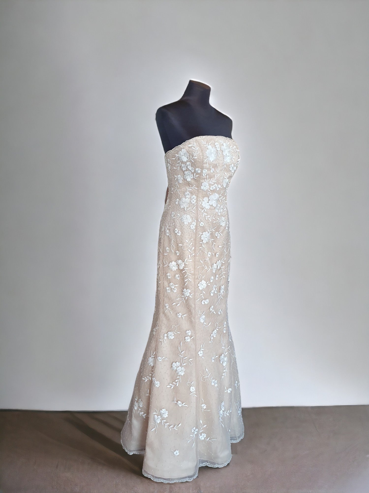 Jovani Champagne Gown