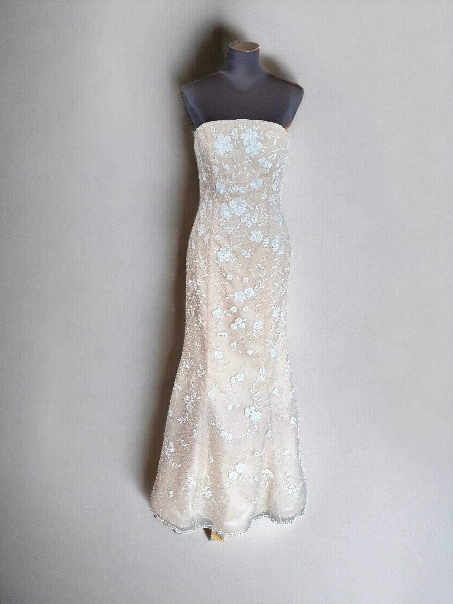 Jovani Champagne Gown
