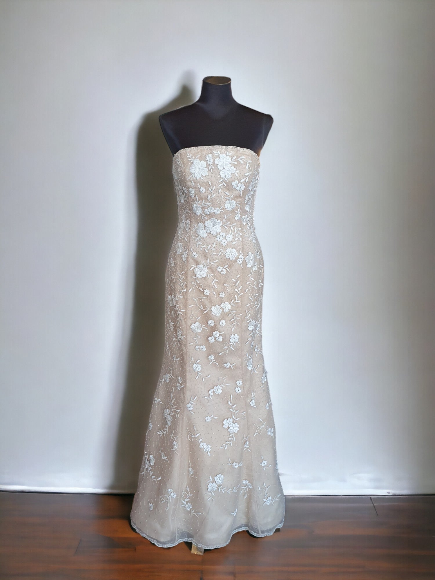 Jovani Champagne Gown
