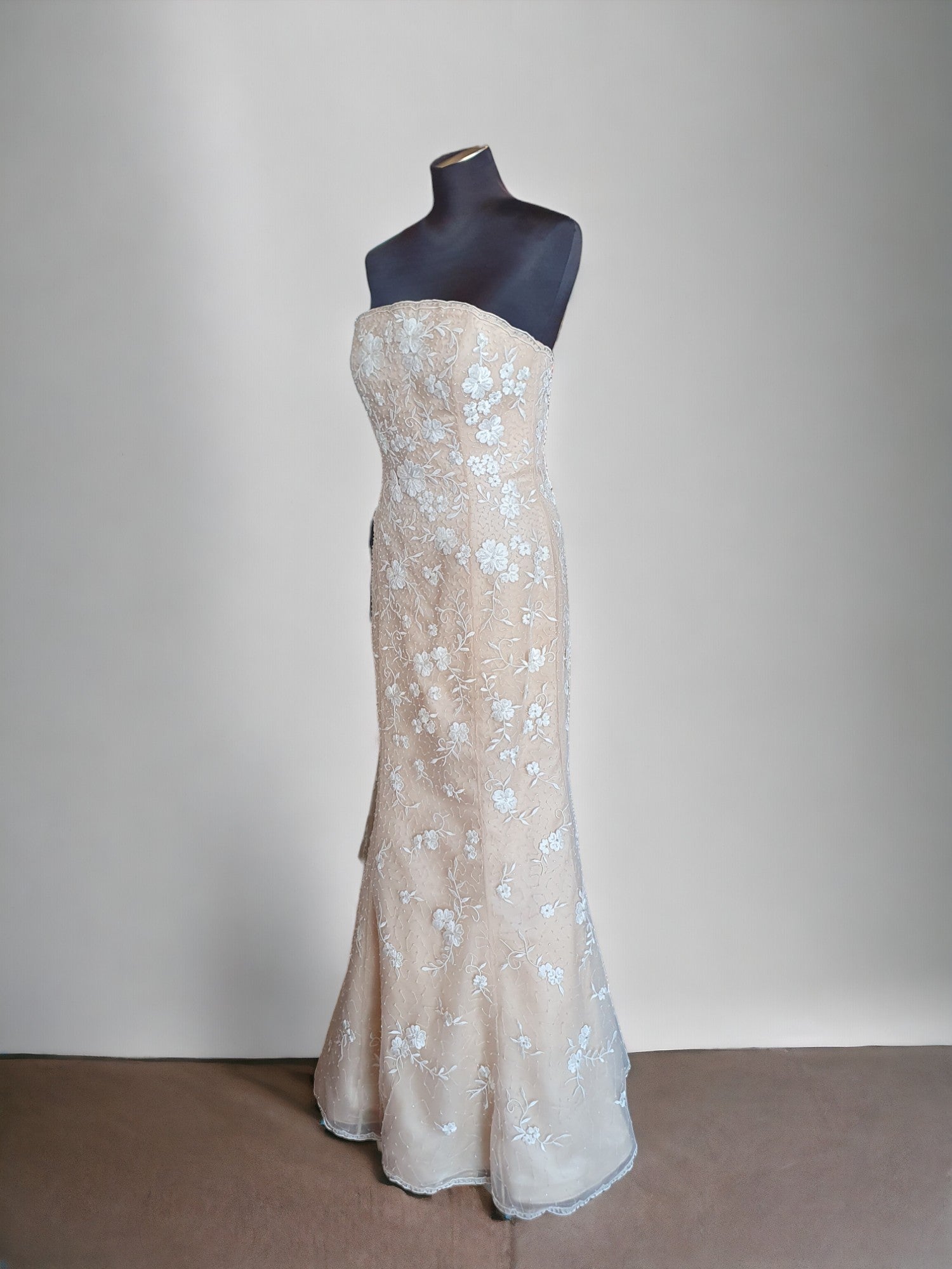 Jovani Champagne Gown