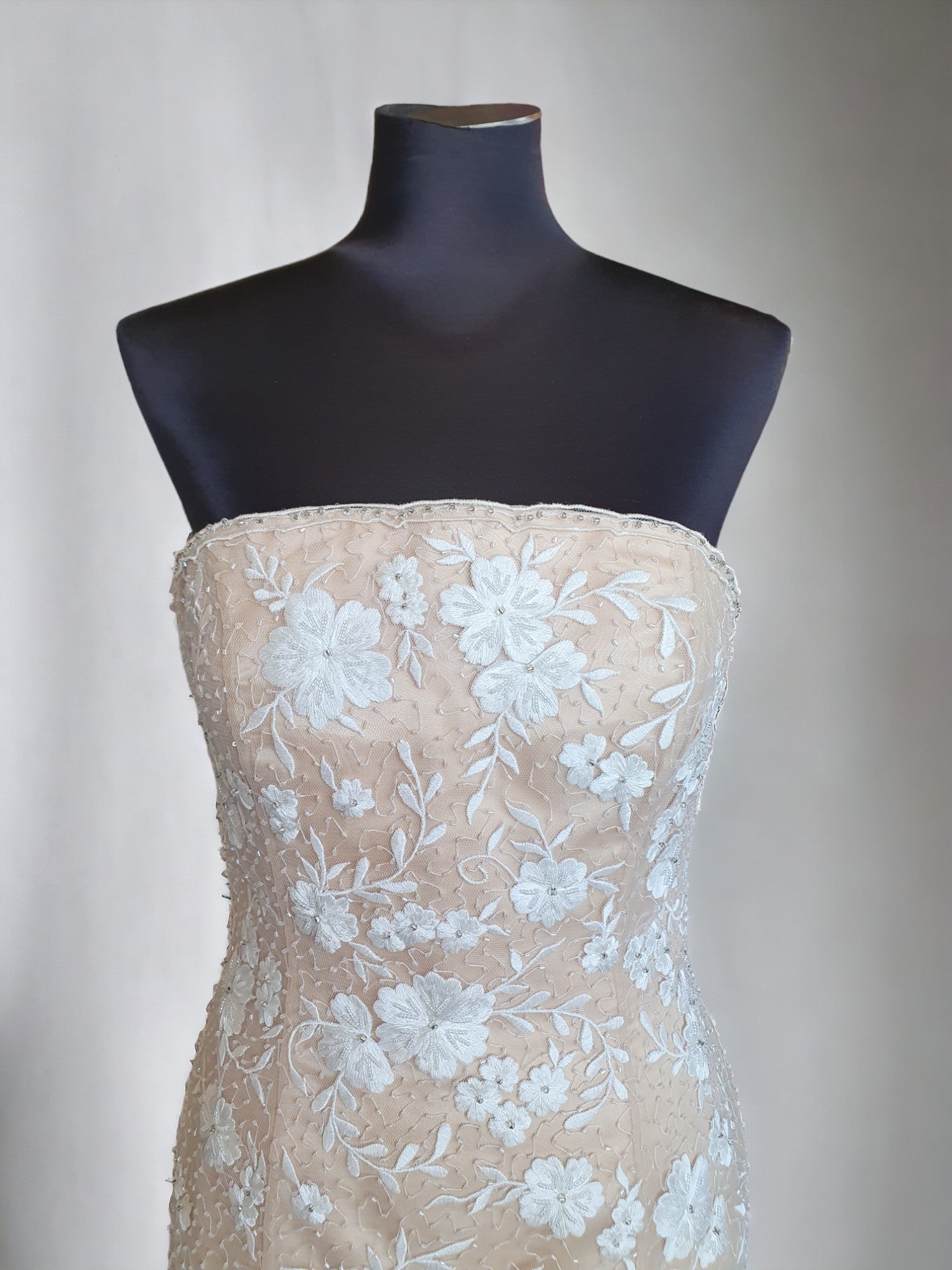 Jovani Champagne Gown