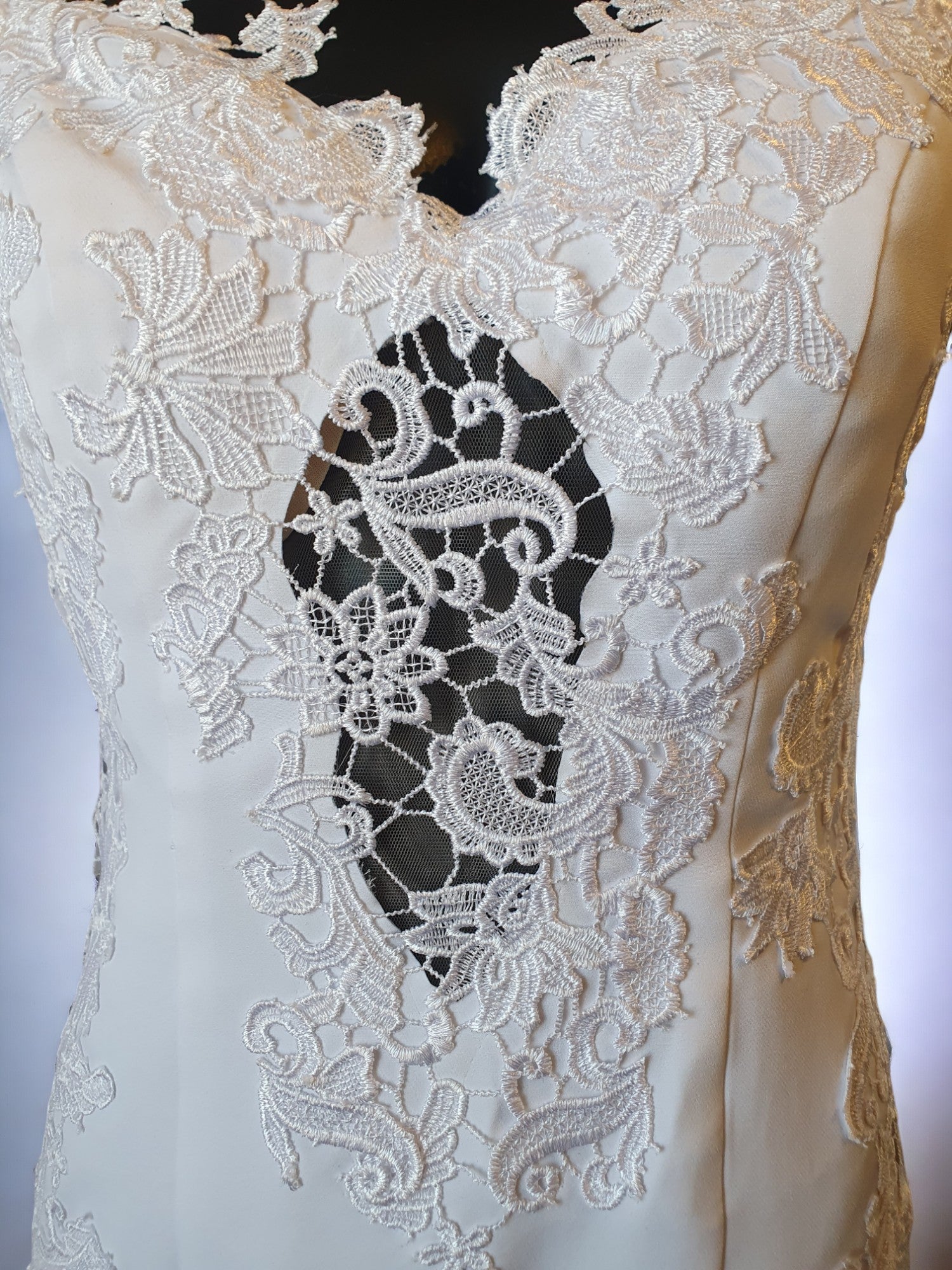 White Fit & Flare, Size 10