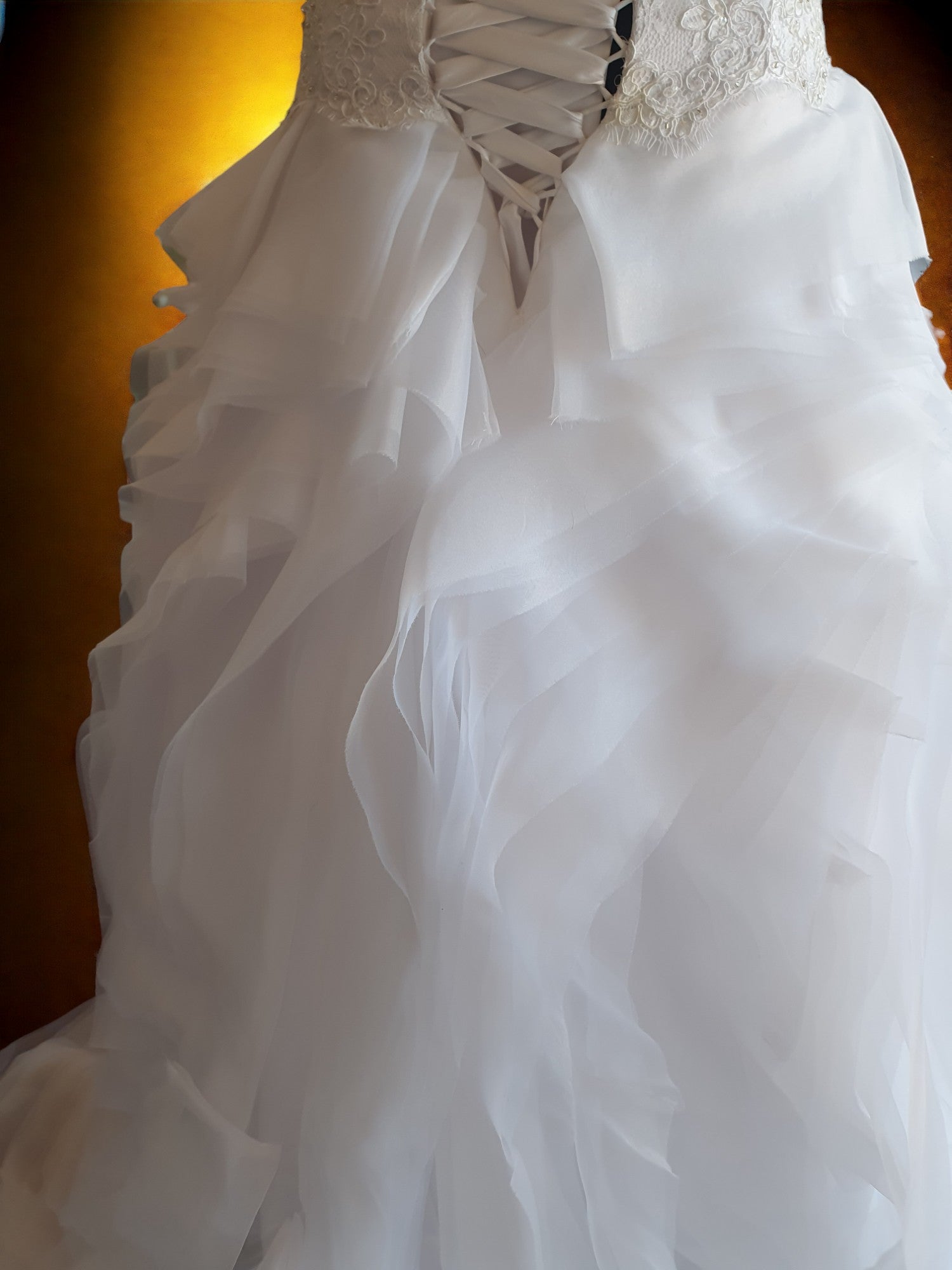 Mia Solano Waterfall Gown