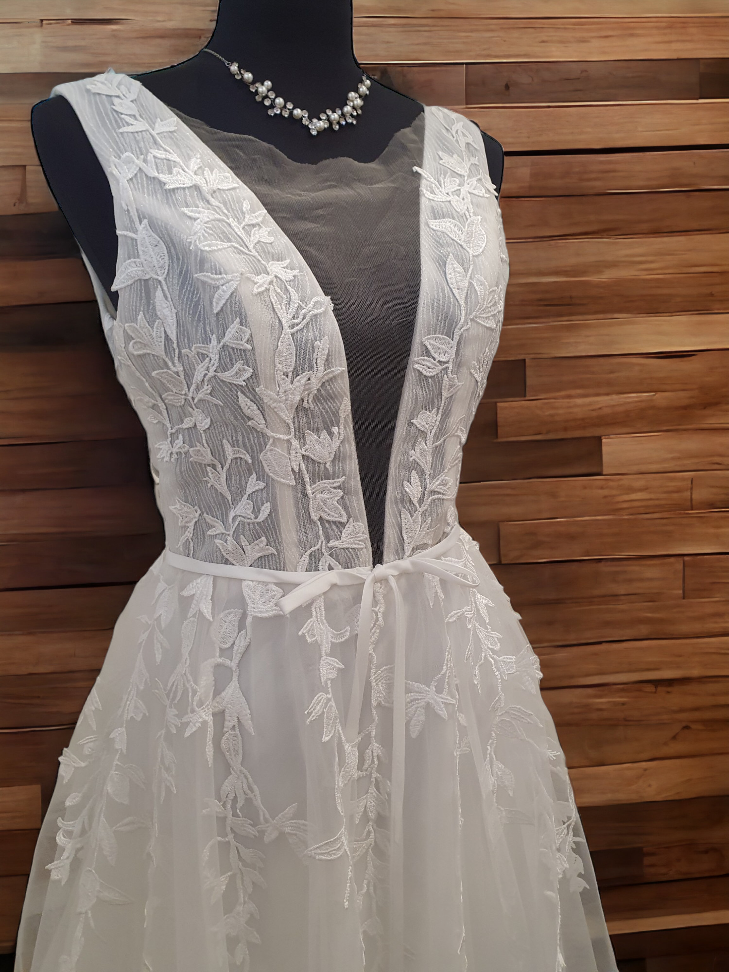 A-Line Sleeveless Gown