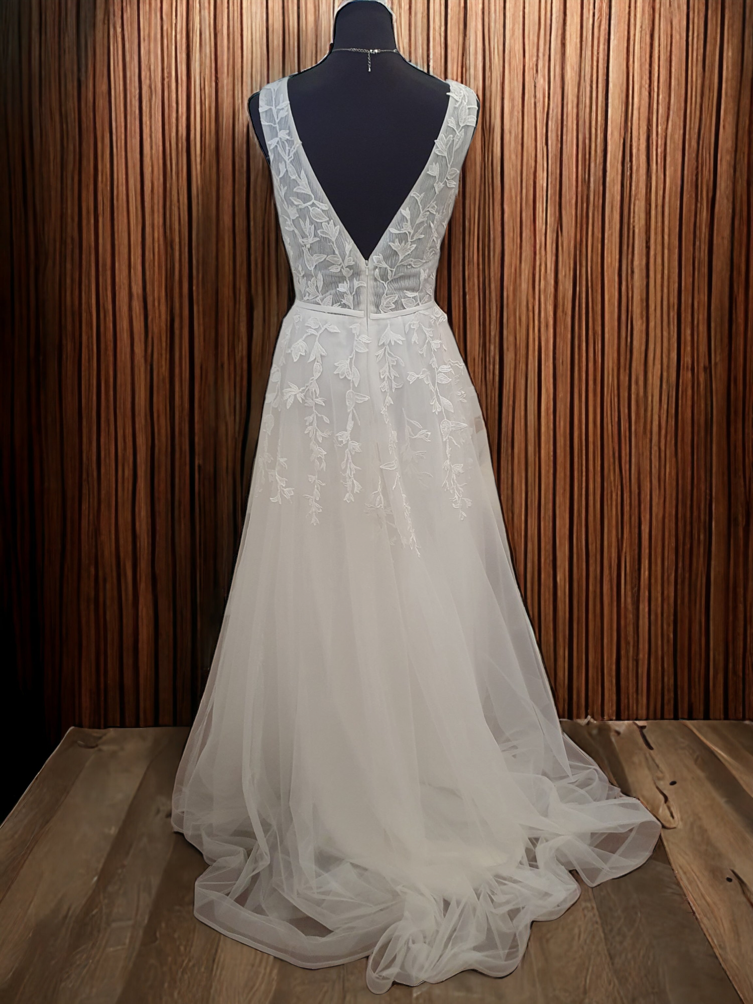 A-Line Sleeveless Gown