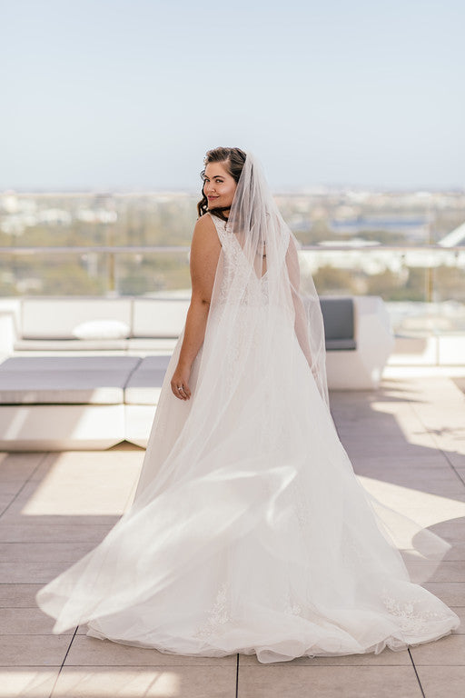 Size 16 A-Line Gown