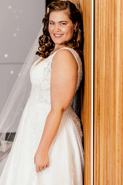 Size 16 A-Line Gown