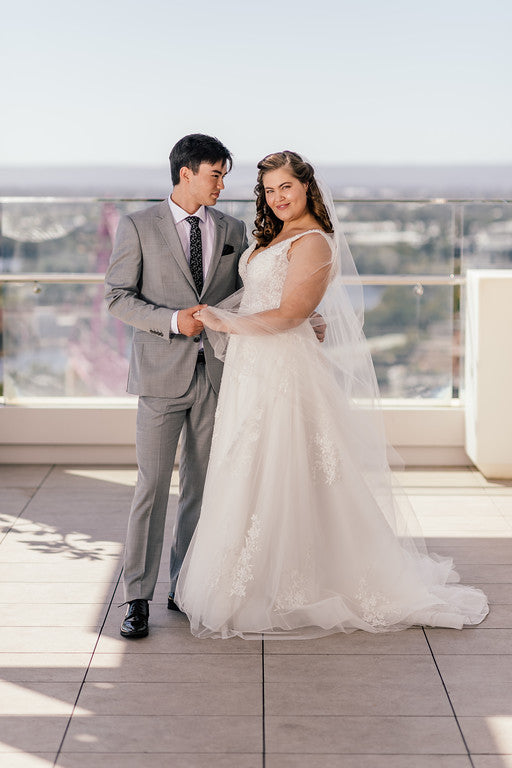 Size 16 A-Line Gown