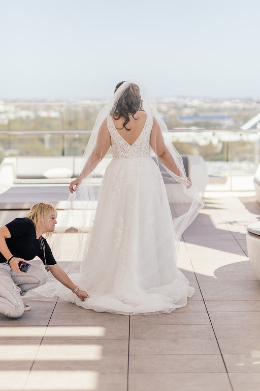 Size 16 A-Line Gown