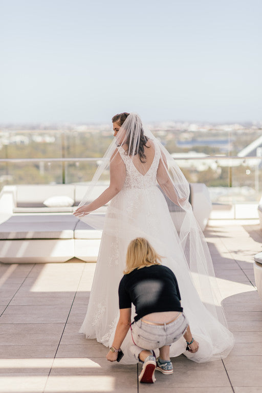 Size 16 A-Line Gown
