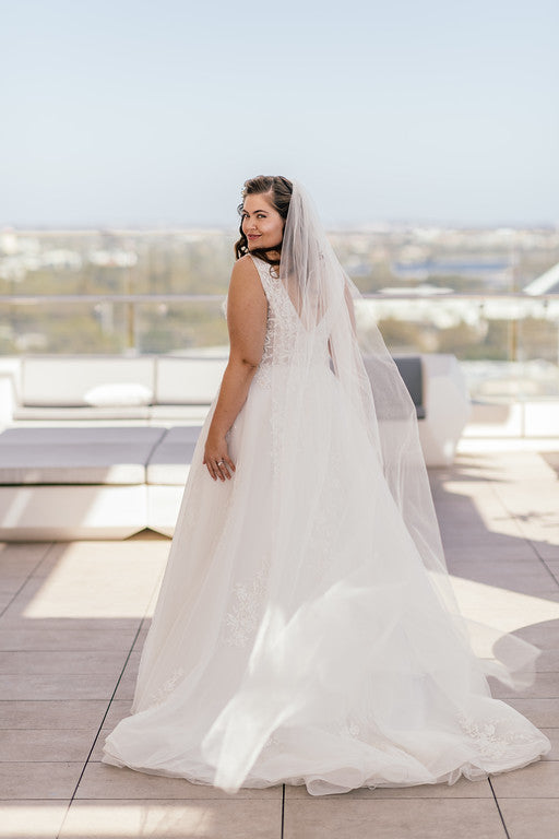 Size 16 A-Line Gown