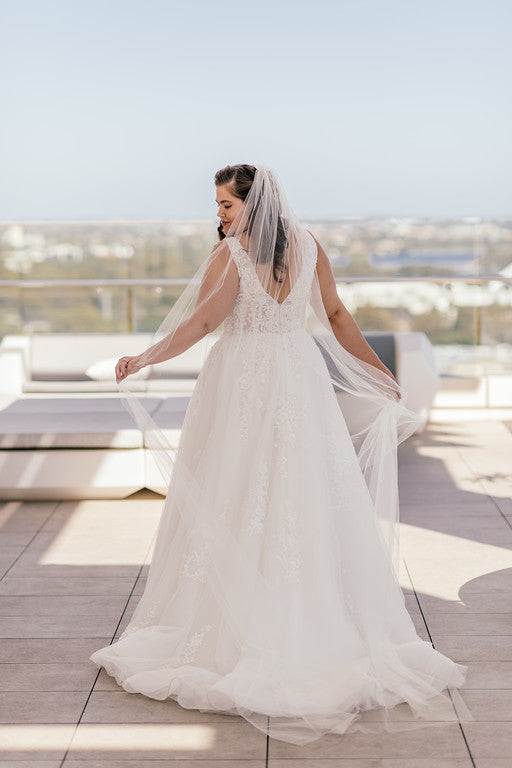 Size 16 A-Line Gown