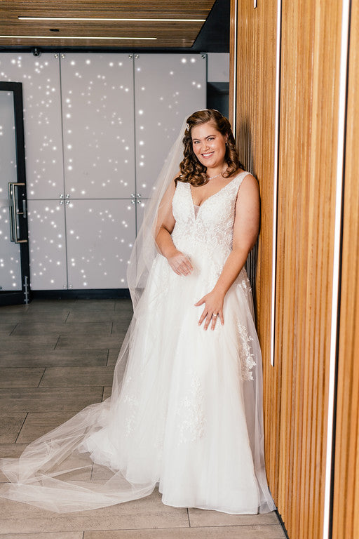 Size 16 A-Line Gown
